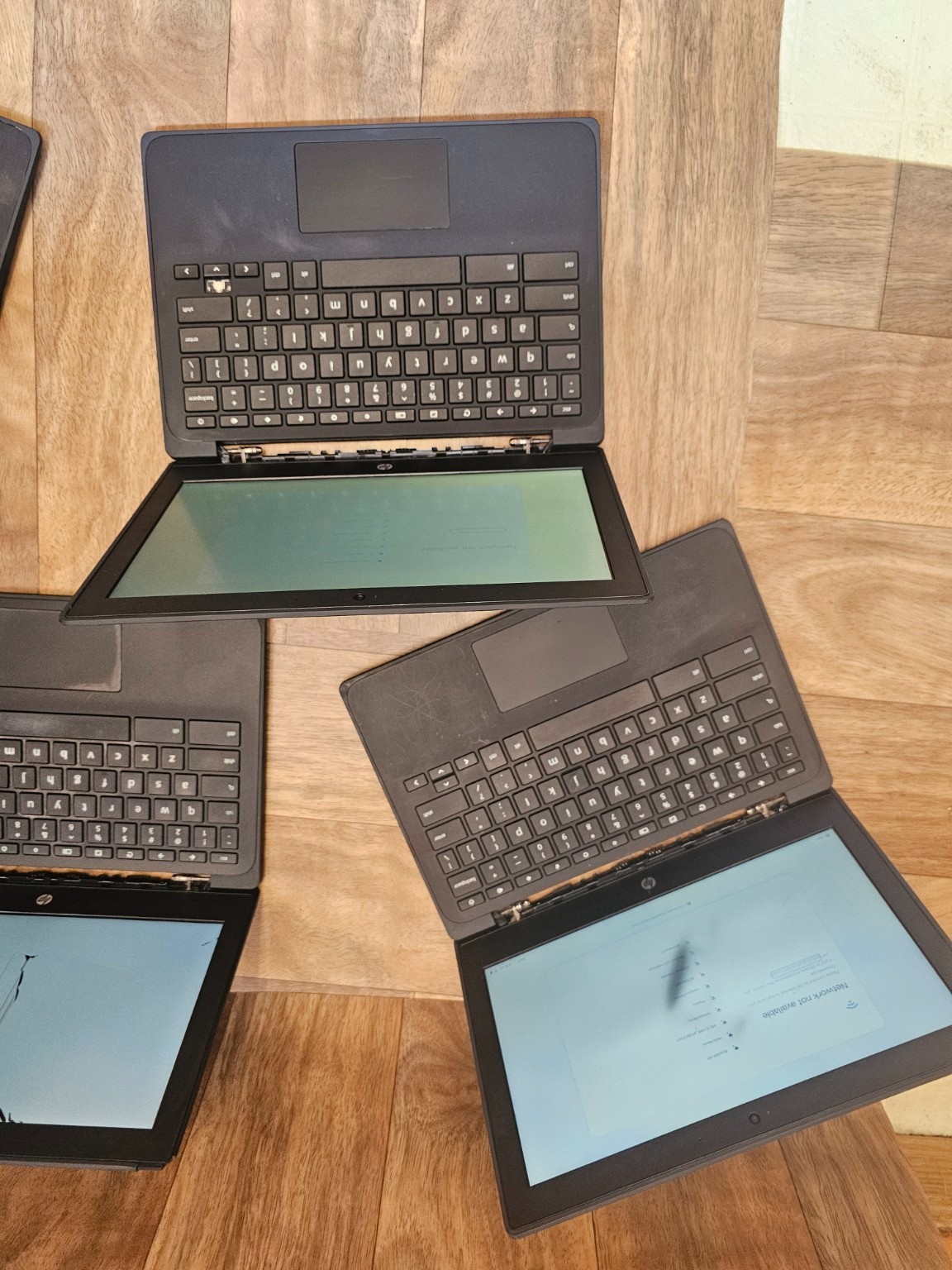 Lot of 5 HP Chromebook 11 G9 EE 11MK 11.6″ 4GB 32GB Parts Repair AS-IS