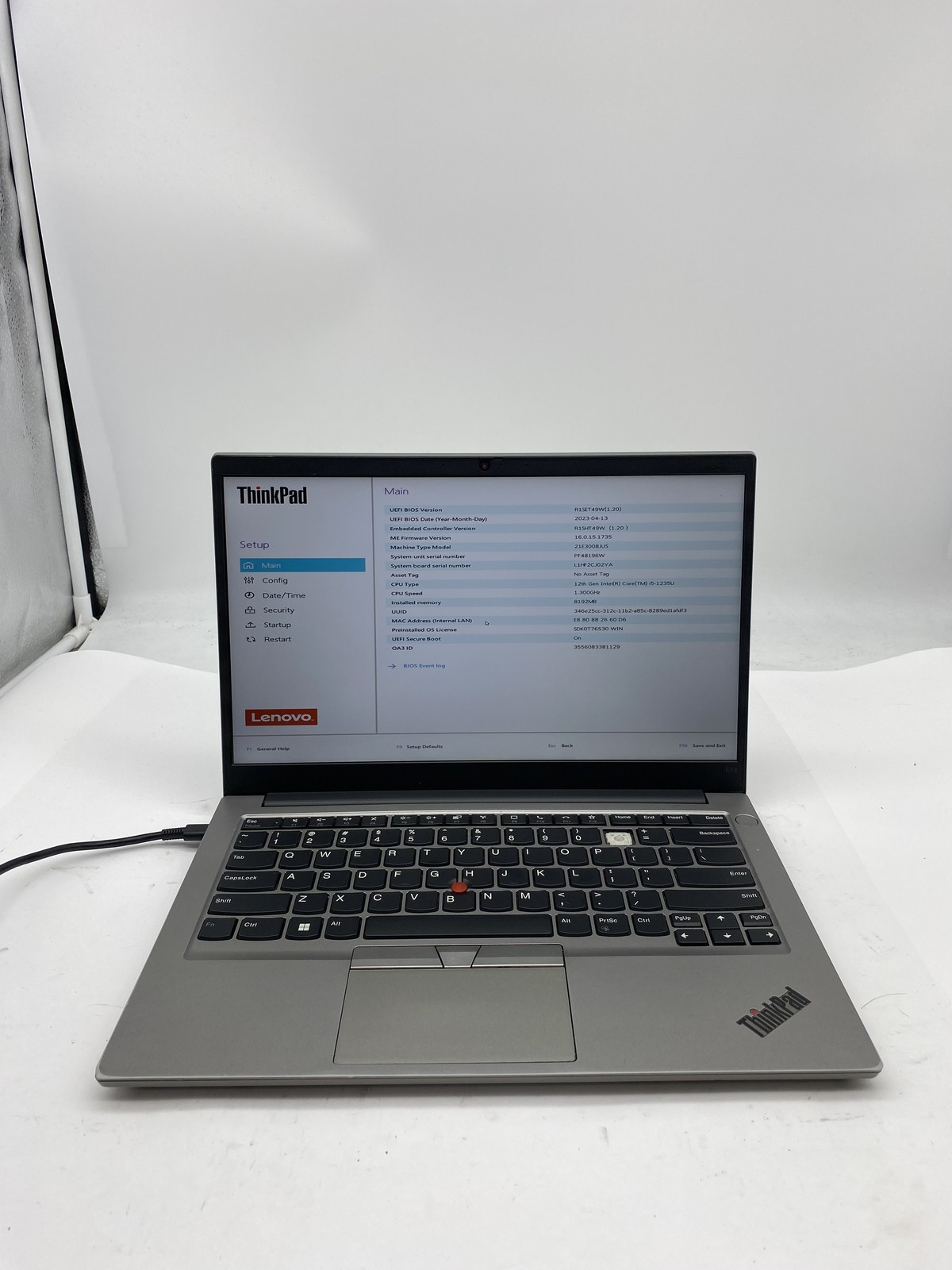 Lenovo ThinkPad E14 GEN 4 Laptop Intel Core i5 1235U 1.3GHz 8GB RAM – No HDD