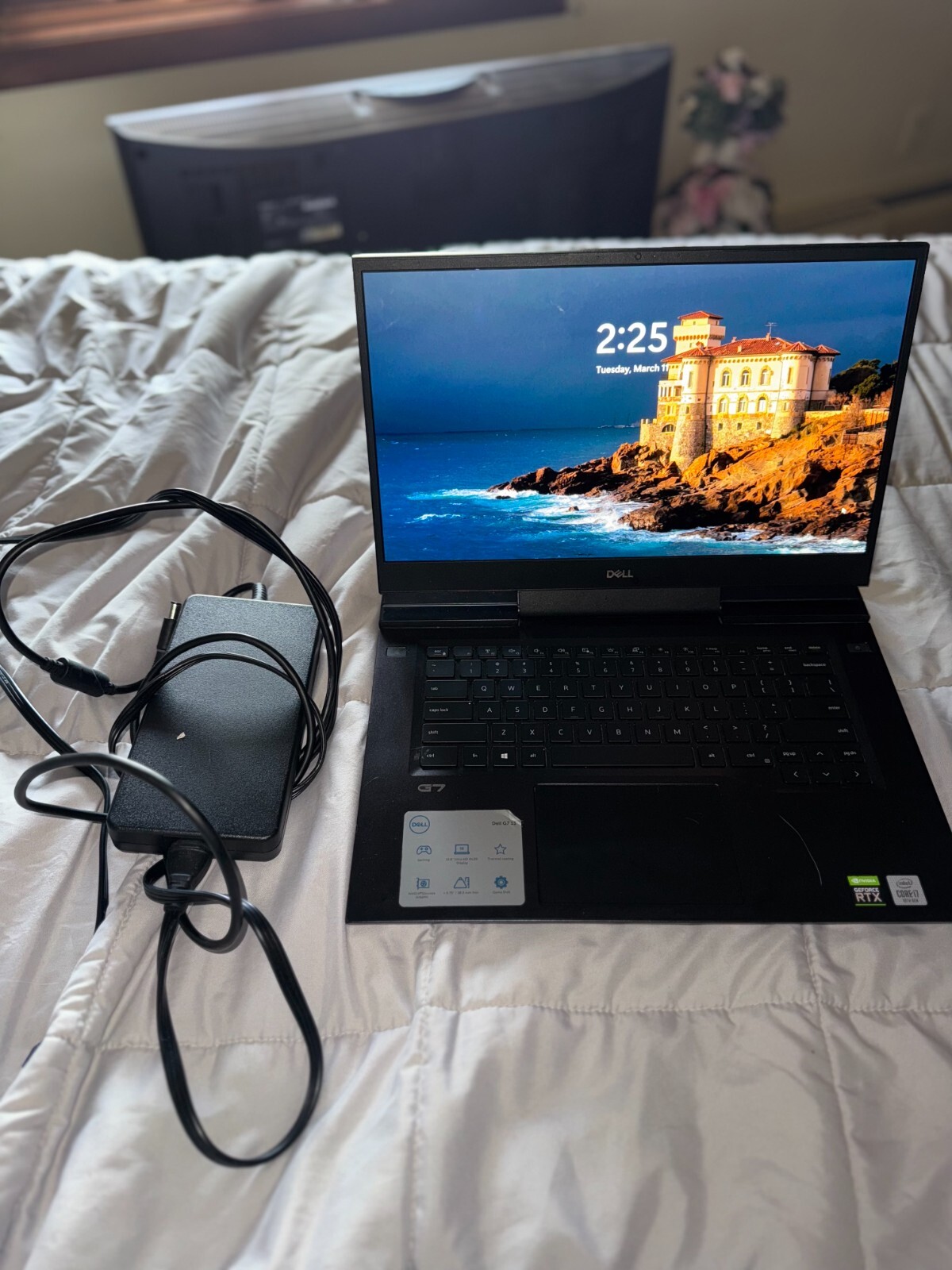 Dell 15.6 4k Gaming Laptop, Intel 17 10750H, Nvidia RTX 2060MQ, 16GB Ram, 300HZ