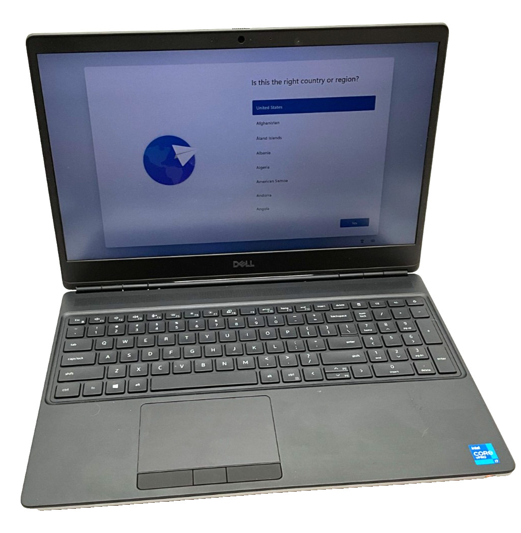 DELL Precision 7560 i7-11850H 2.50g 32GB 1TB T1200 15.6″ WIN11 LAPTOP 4B6T2J3