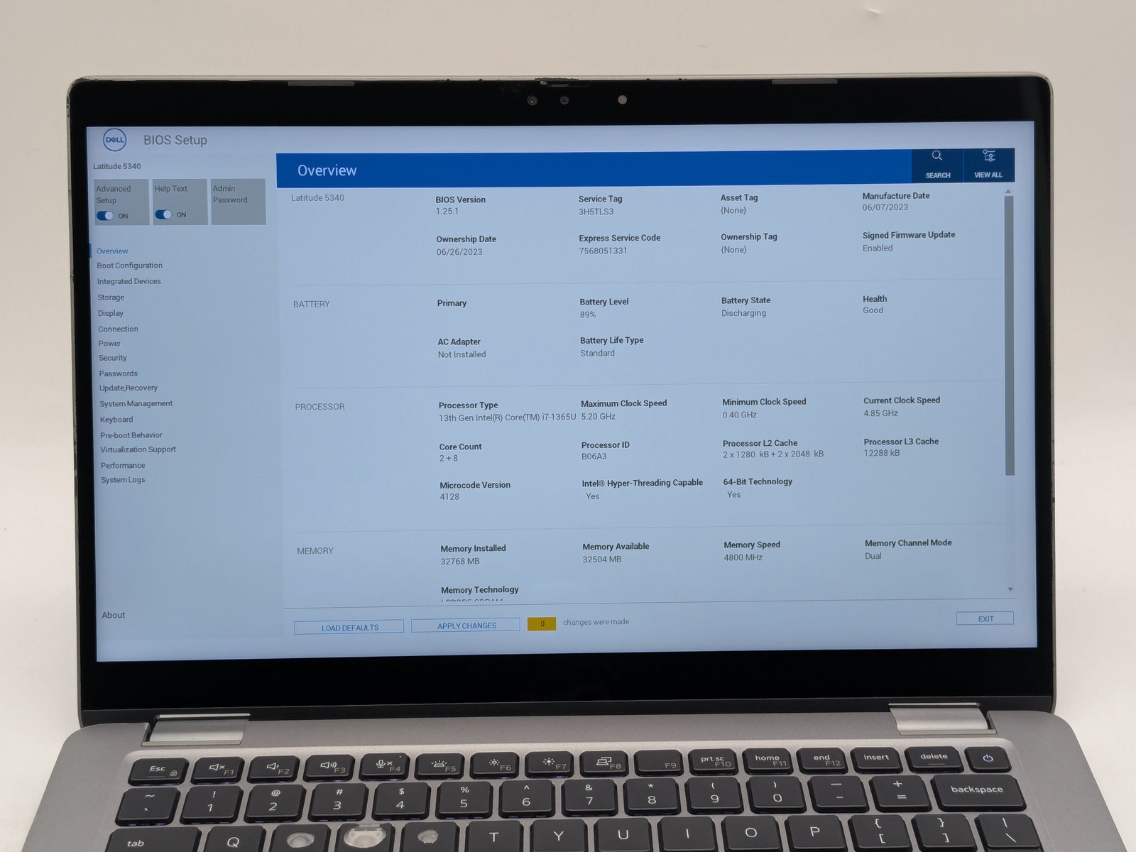 Dell Latitude 5340 2in1 13″ FHD Touch I7-1365U 256GB SSD 32GB W11P *READ*