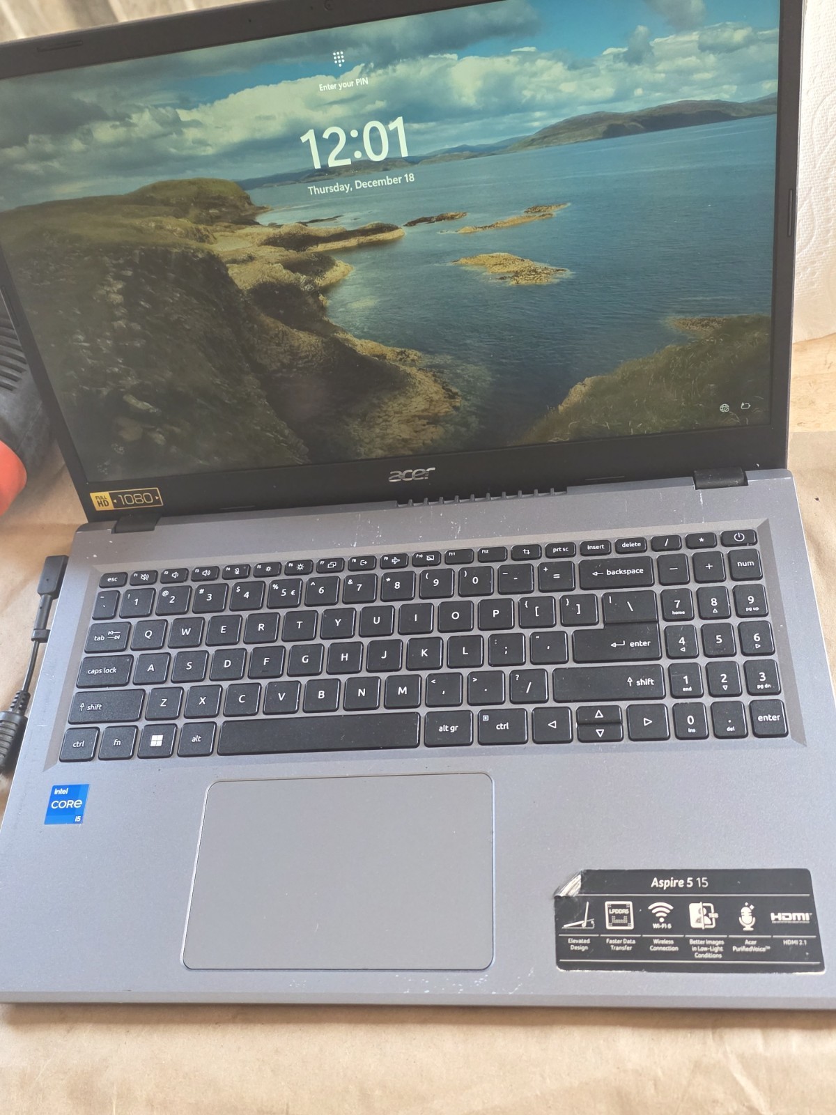 Acer Aspire 5 Laptop 15.6″ – Core i5-13420H/ 8GB RAM / 512GB SSD Good