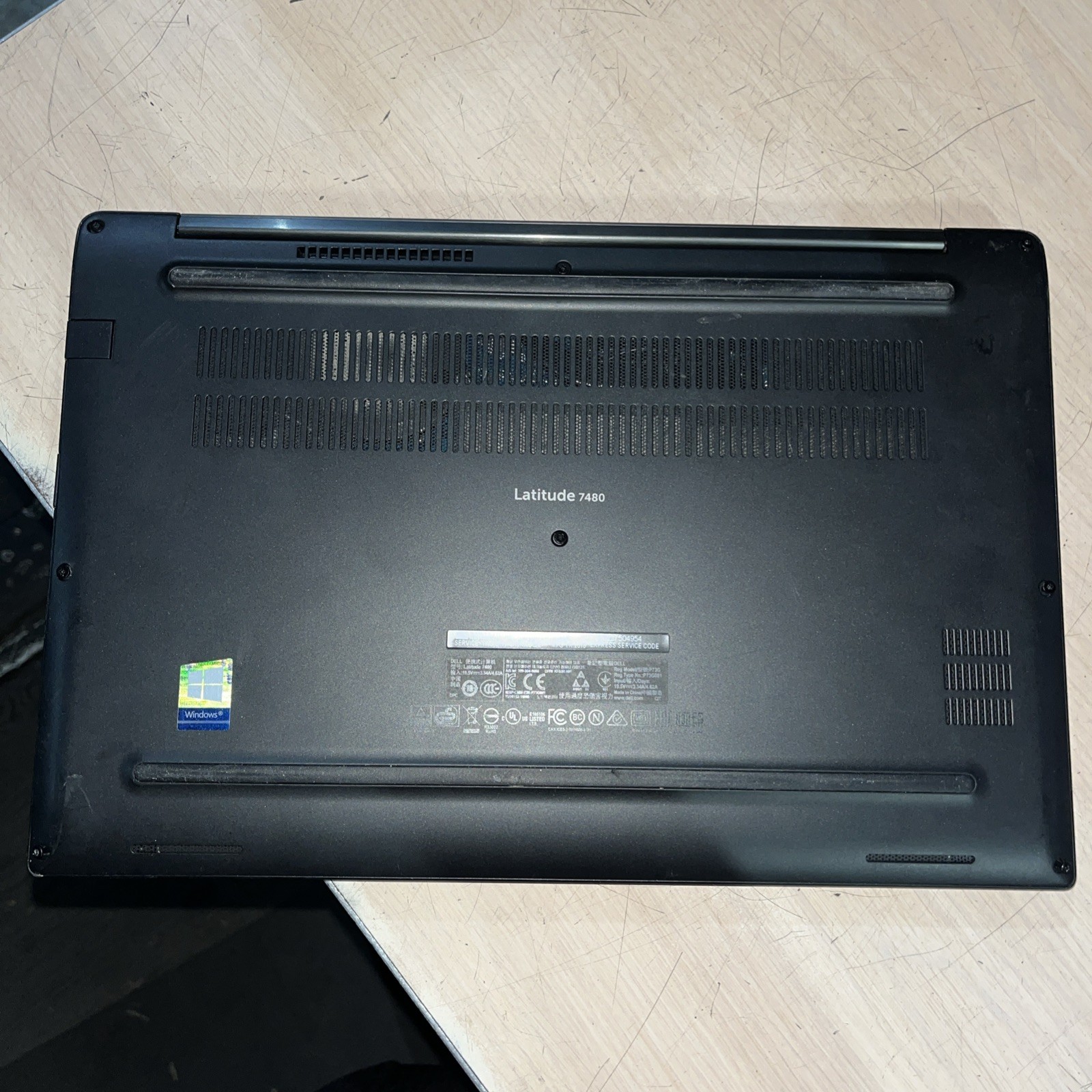 DELL LATITUDE 7480 INTEL CORE I7-7600U 2.80GHZ 8GB RAM NO HD