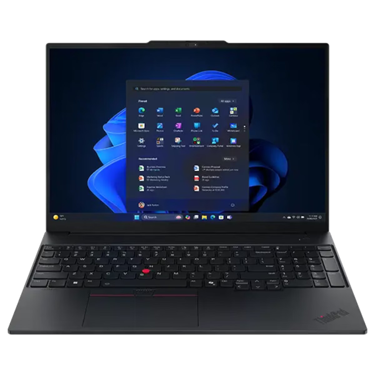 Lenovo ThinkPad E16 Gen 3 Black FHD+ 2.5 GHz Core 7 240H 8GB 256GB SSD Open Box