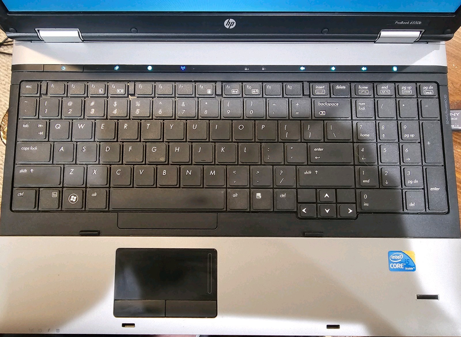 HP ProBook 6550b 15.6-inch 8 GB RAM, SSD, DVD, WIN 7,10,11 Pro, Serial/VGA ports