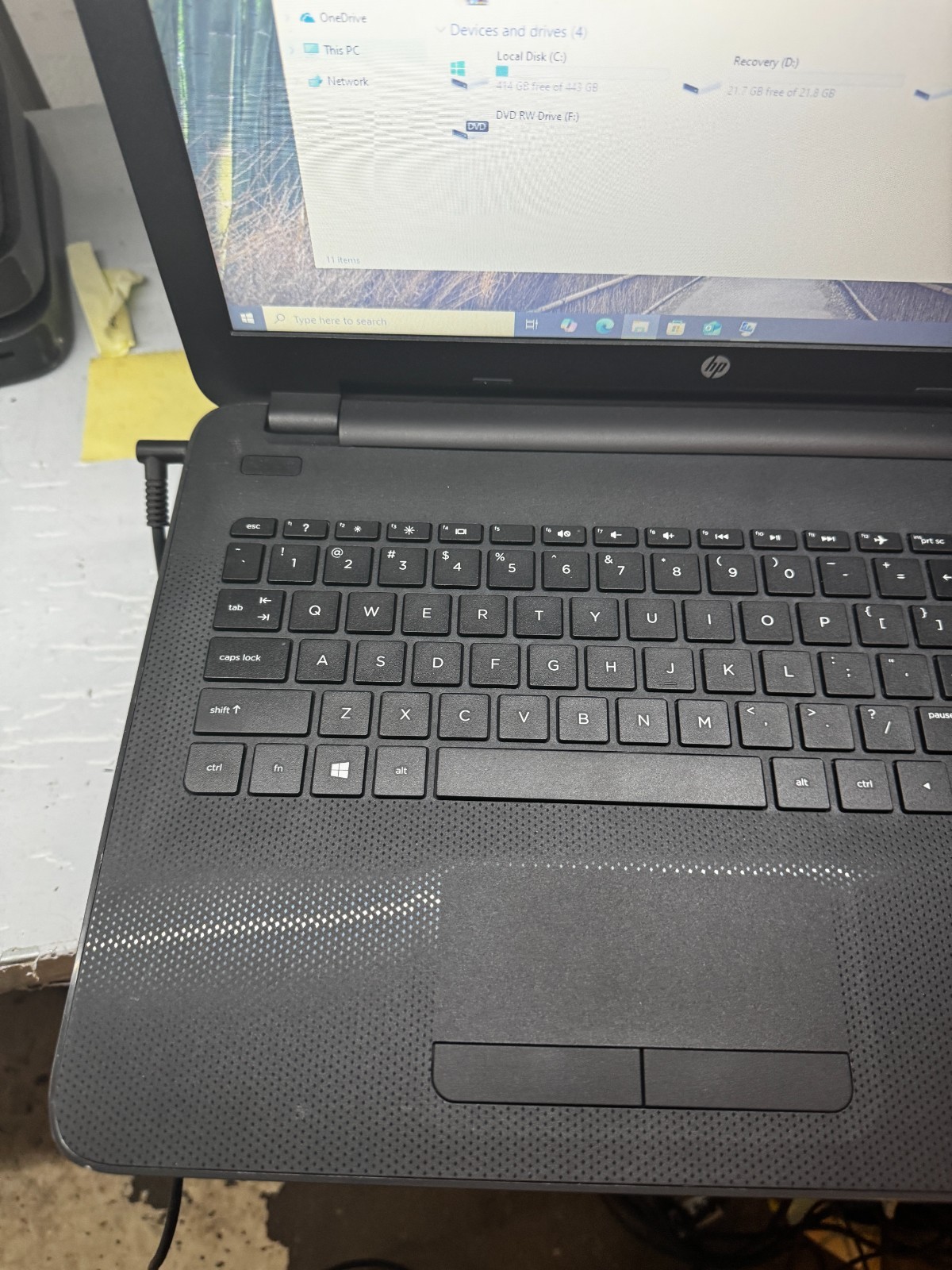 HP 250 G4 Core I3-4005U 500GB HDD 4GB RAM Laptop For Parts/Repair #6127