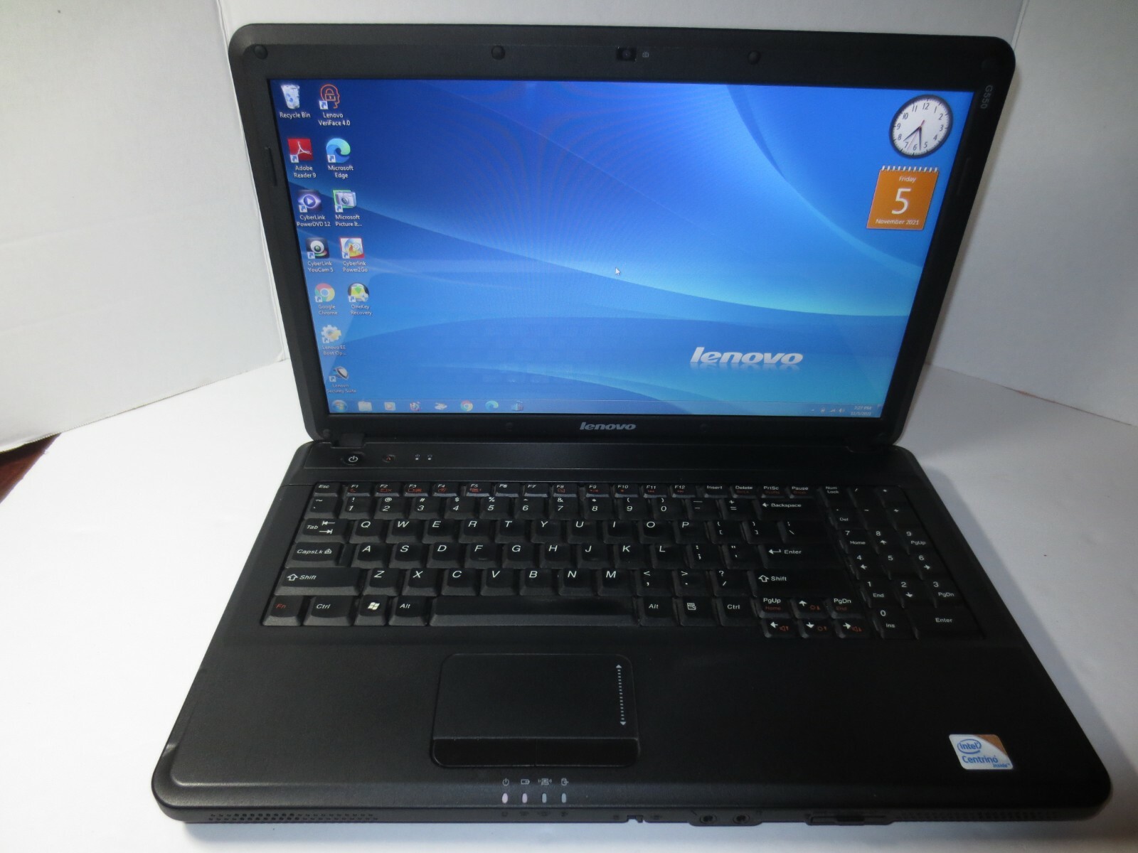 LENOVO G550-2958 15.6″CORE 2 DUO T6600@2.2GHz 3GB RAM 250GB SSD WINDOWS 7 OFF 13