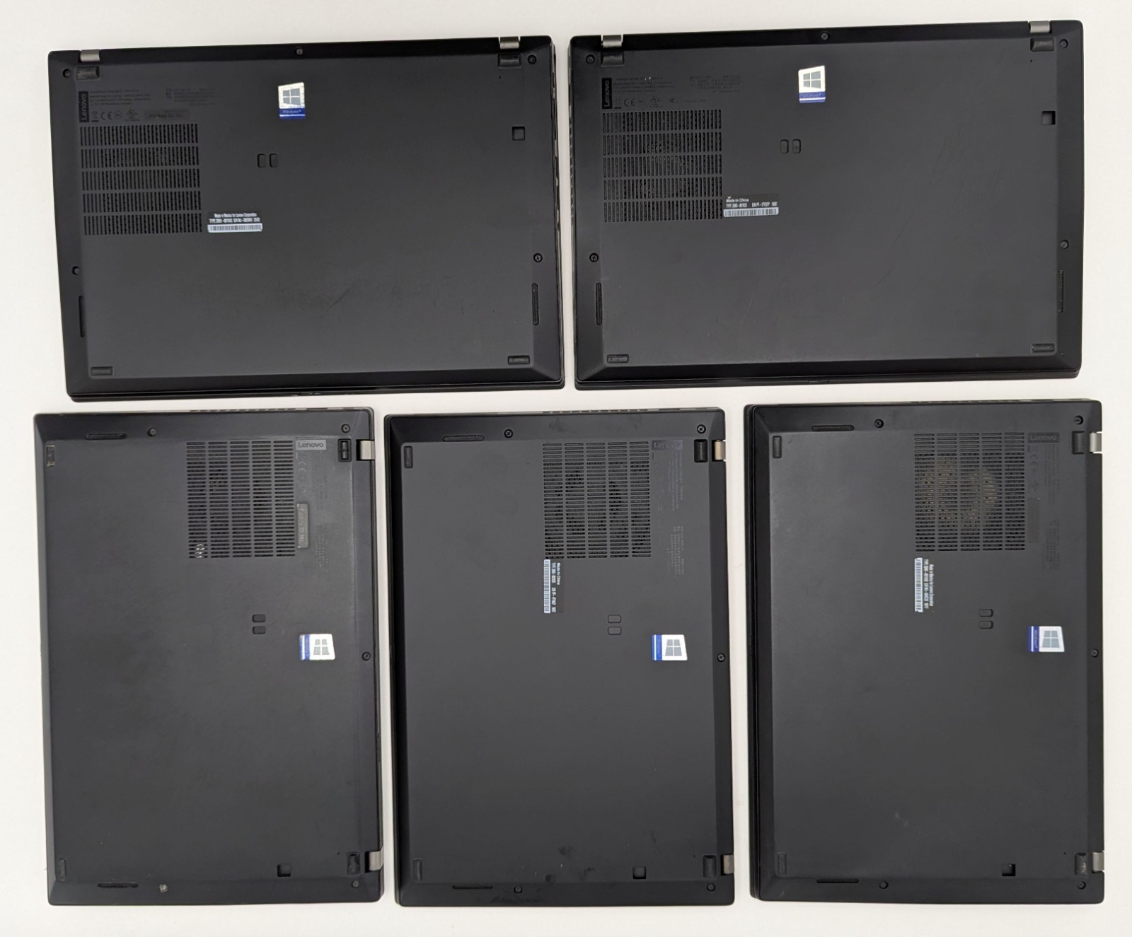 Lot of 5 Lenovo ThinkPad T490s 14″ Laptop i5-8265U 1.6GHz 8GB RAM – *AS-IS READ*