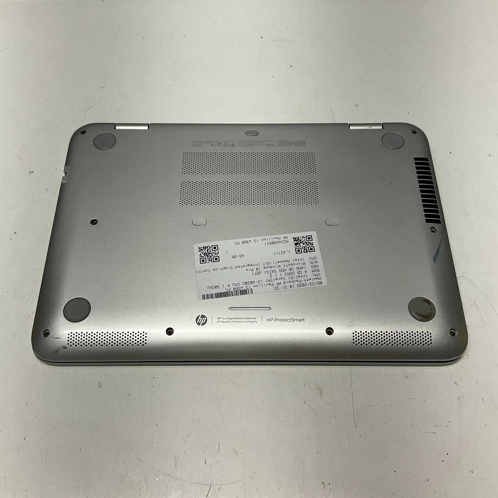 HP Pavilion 13 X360 13-A010DX Laptop Intel Core i3-4030U 4GB 500GB HDD Win 10