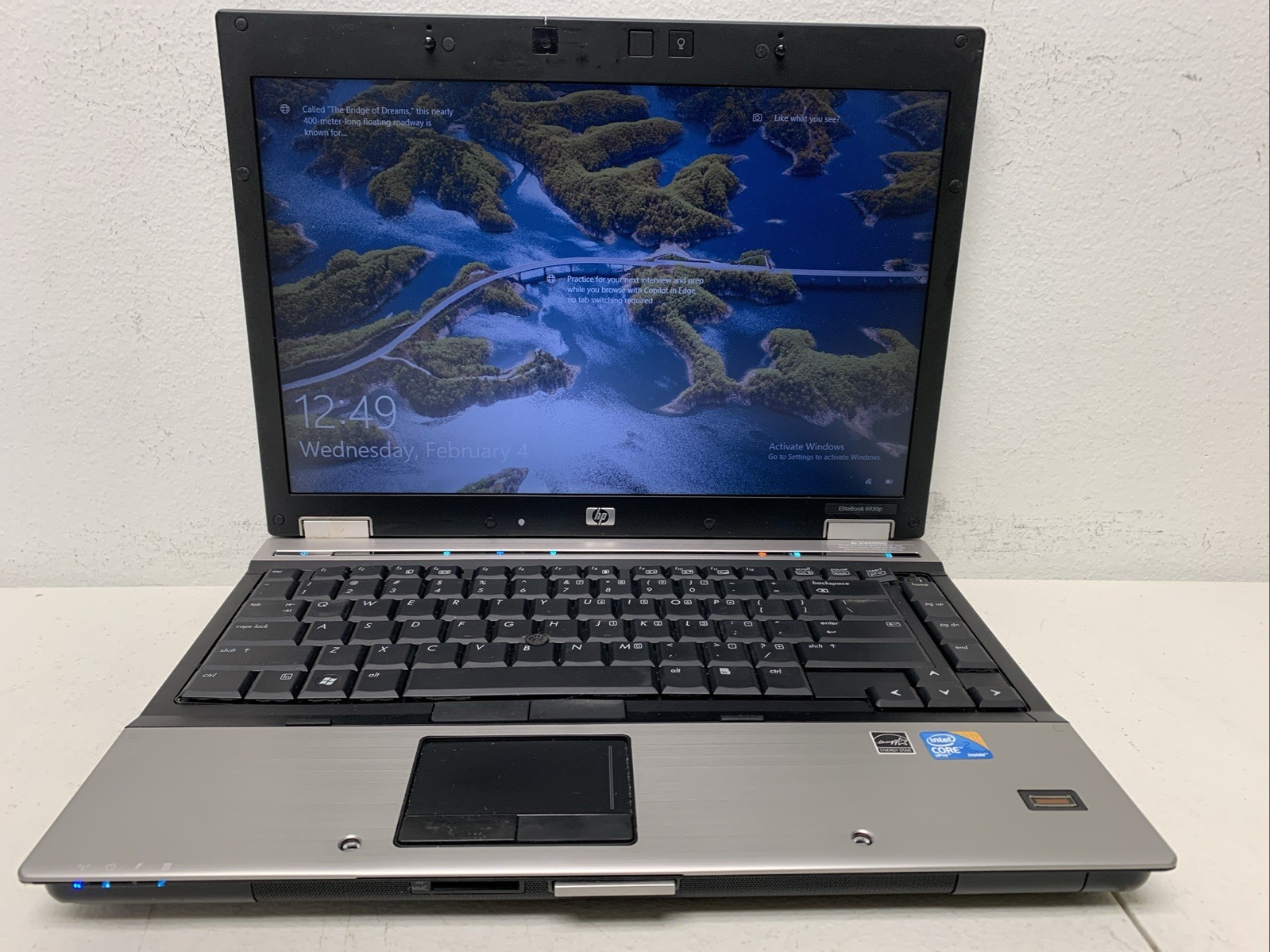 HP Elitebook 6930p 15.6″ Intel C2D P8700 2,53ghz 8GB 250GB WIN 10 PRO Read Desc