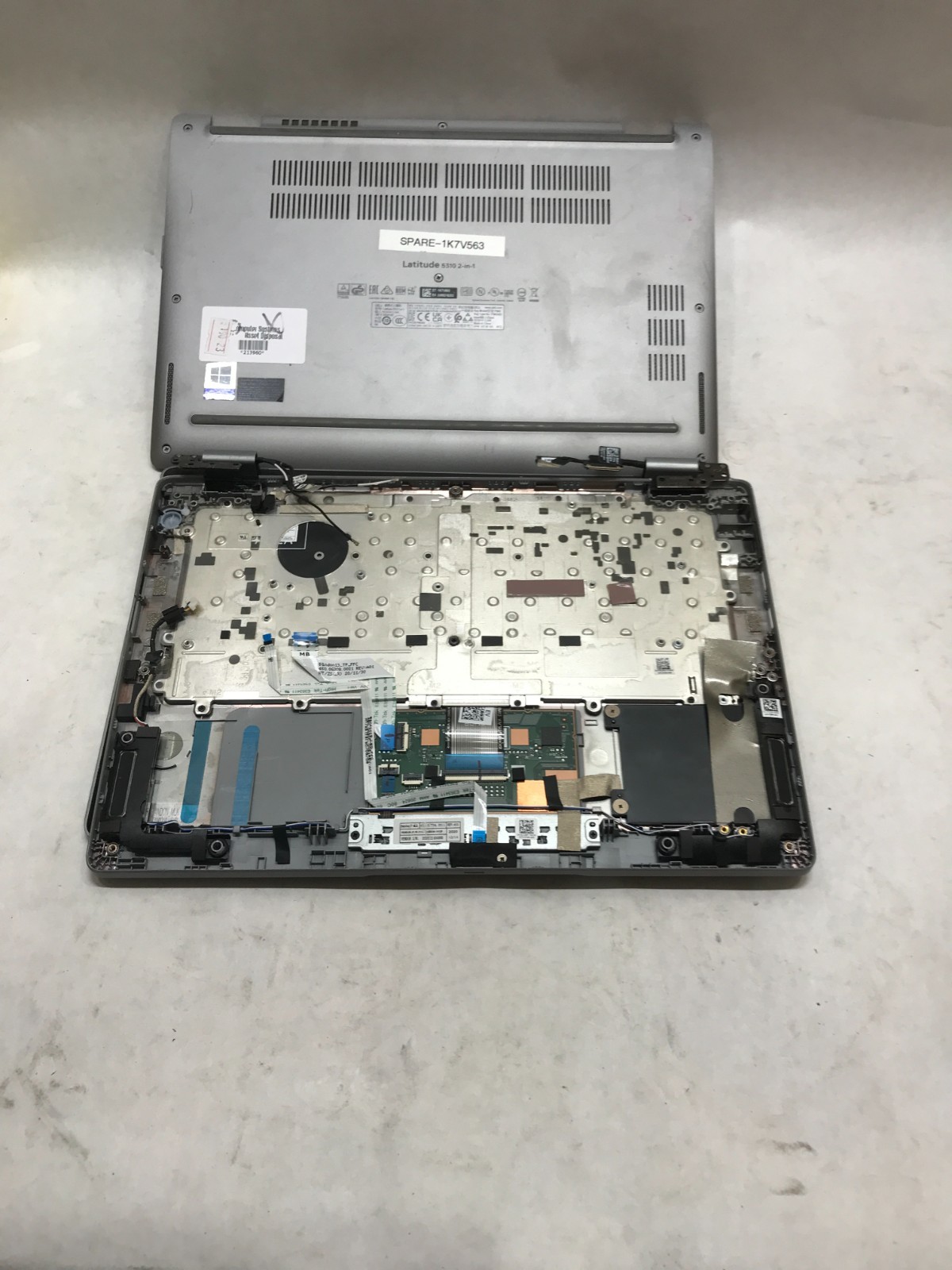 Dell Latitude 5310 2in1 13″ Chassis + Cracked Screen ONLY – NO MOTHERBOARD! – DW