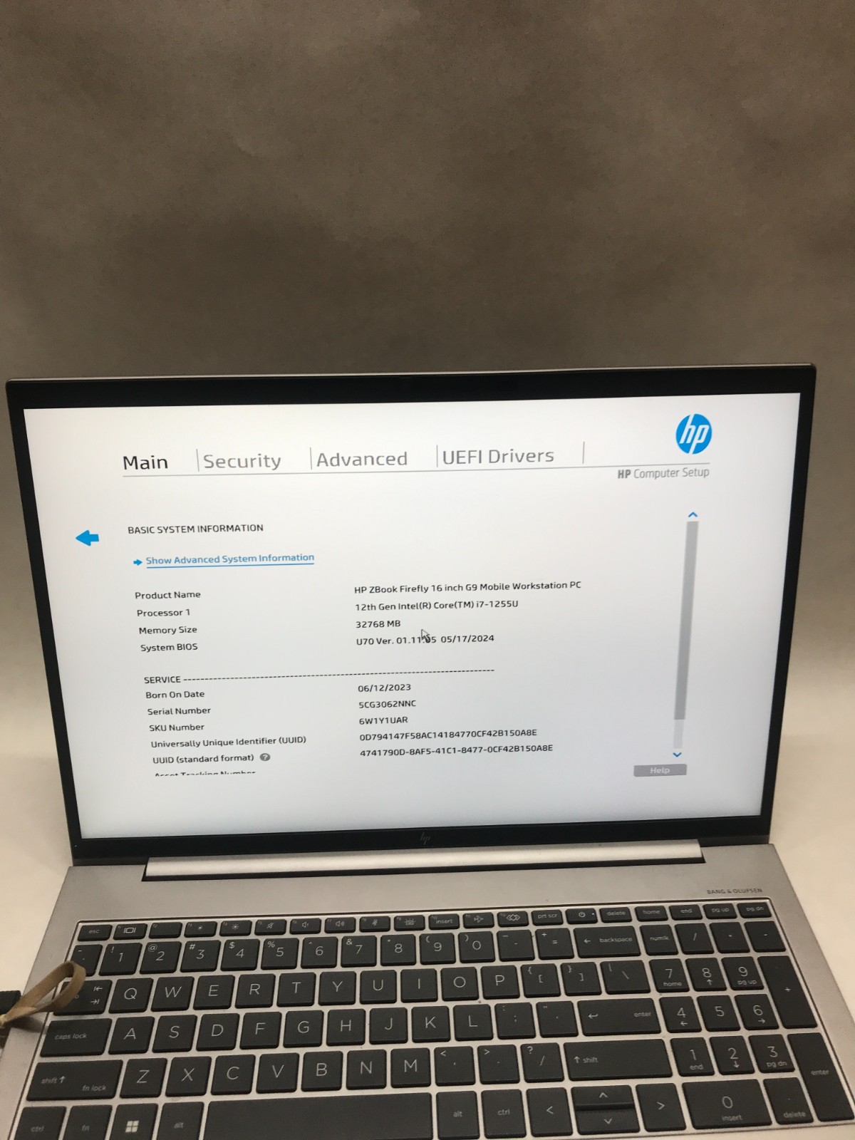 HP ZBook Firefly 16 G9 16″ Intel i7 12th Gen NO RAM NO SSD/OS For Parts READ -DW
