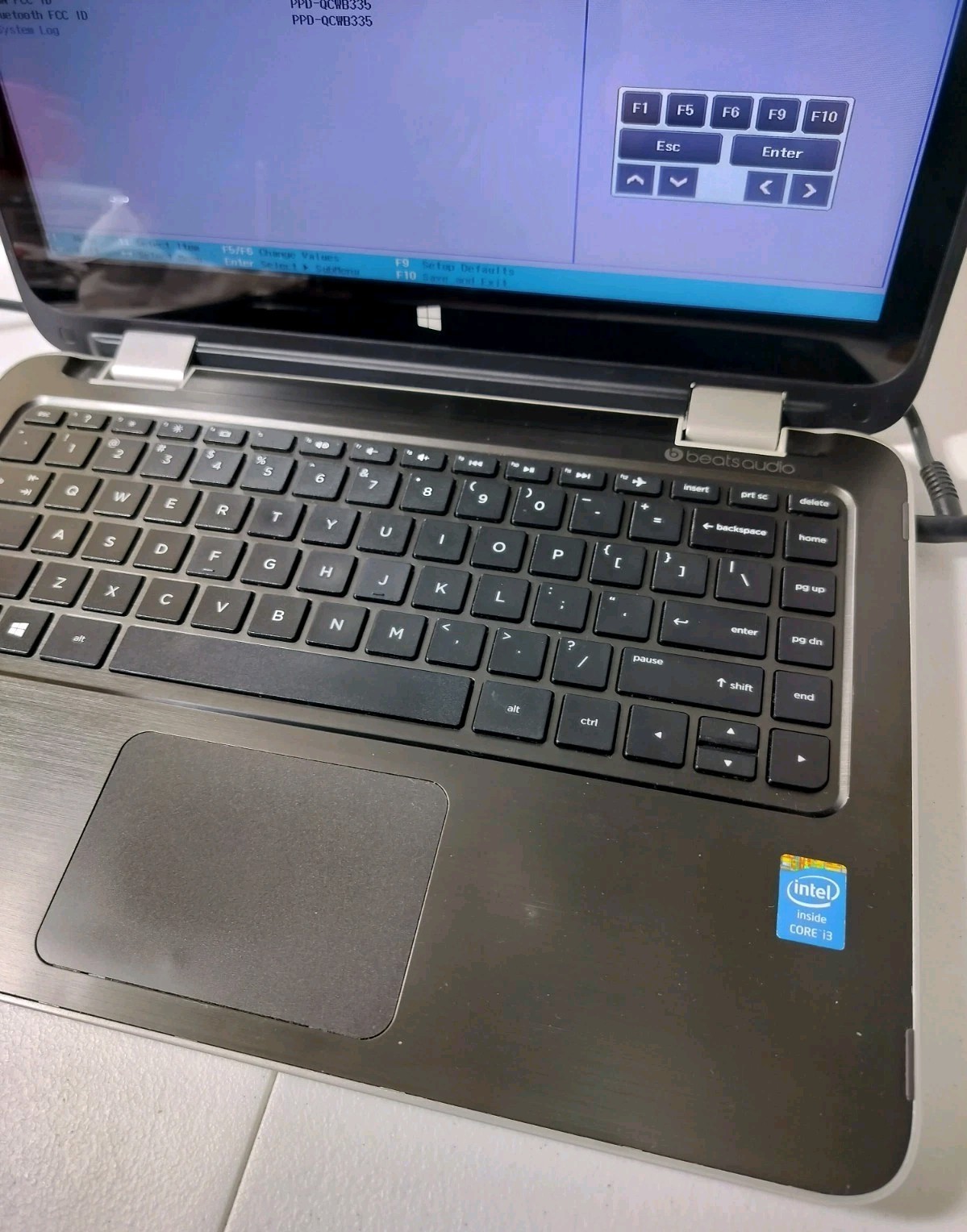 HP Pavilion X360 Touchscreen Intel Core i3-4030U 4GB RAM 500GB HDD Windows 10