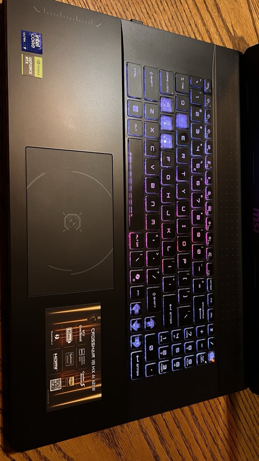 MSI Crosshair 18 HX AI A2XWGKG-012US 18″ Gaming Laptop QHD U9-275HX 5070 1TB