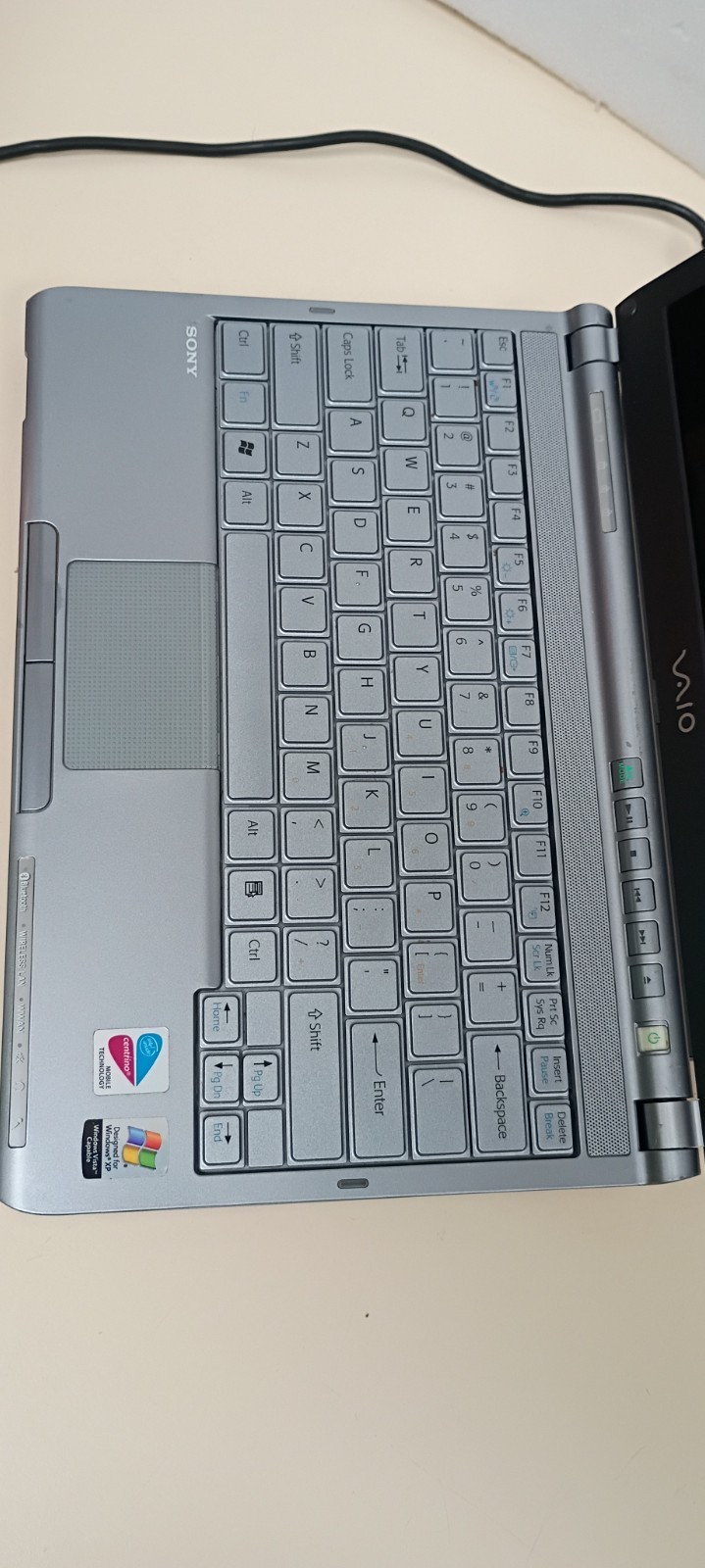 Sony VAIO Serie VGN – TX750 Model PCG – 4G1L Personal Computer Windows xp. READ