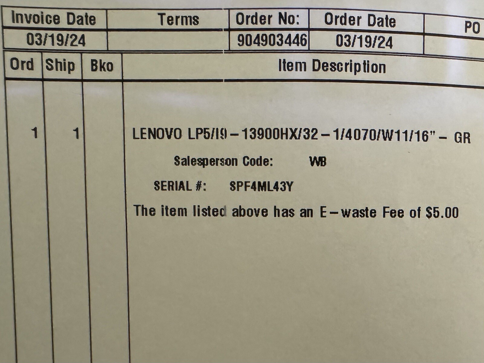Lenovo Legion Pro 5i 16irx8 ( i9-13900hx / rtx4070/ ram32gb / 2tb M.2 / 240Hz 2k
