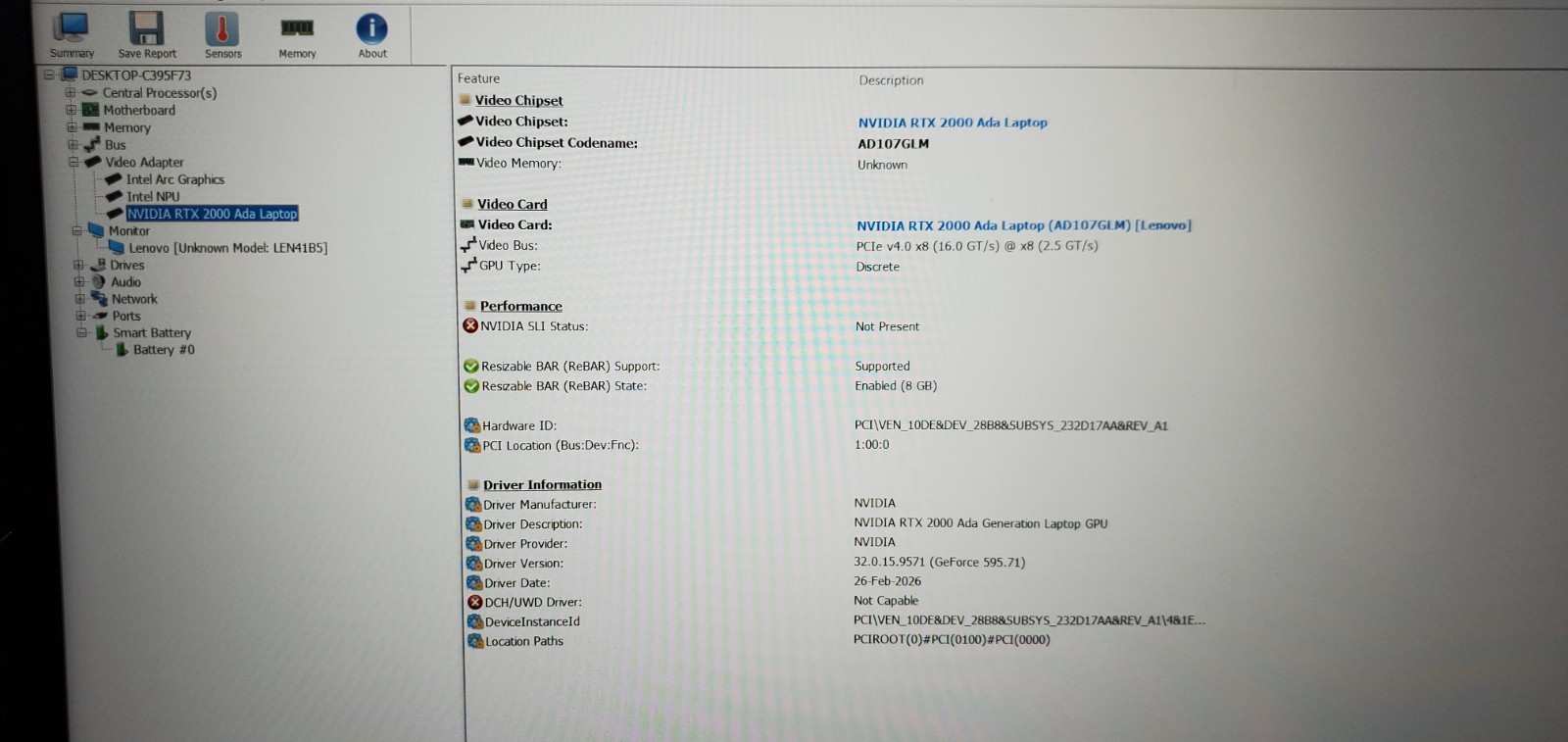 Lenovo ThinkPad P16v Gen 2 Laptop Ultra 7 165H 64GB RAM 1TB SSD W11P RTX 2000