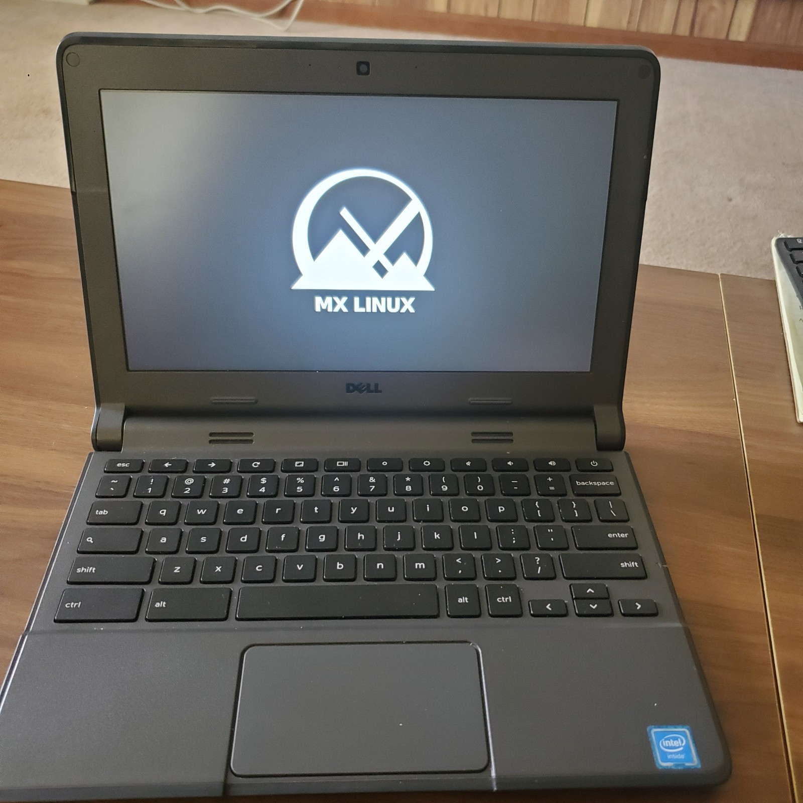 Dell Chromebook 11 With MX Linux Installed