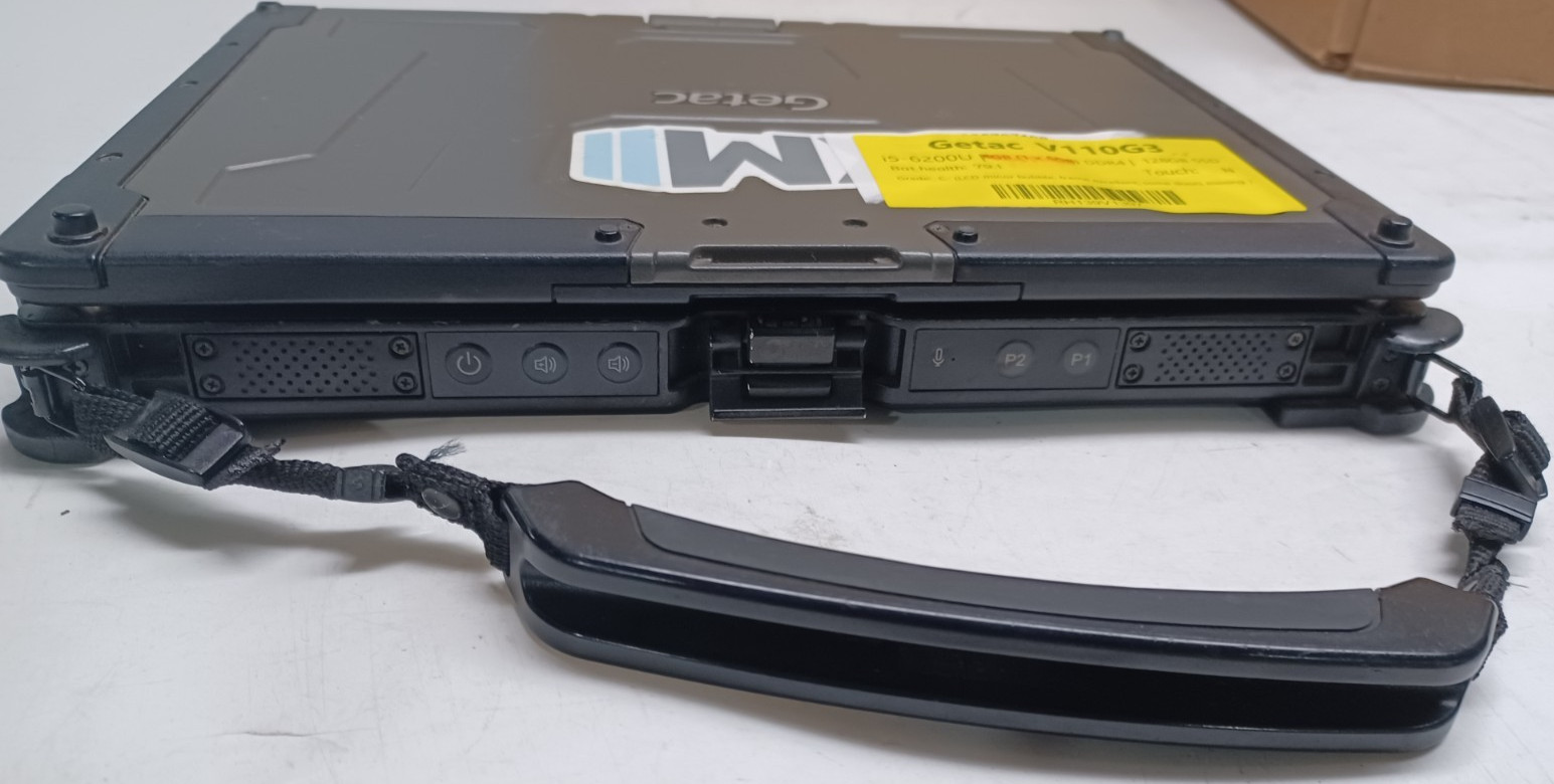 Getac V110 G3 Rugged Laptop Core i5 No RAM No Storage Turns On Needs Recovery