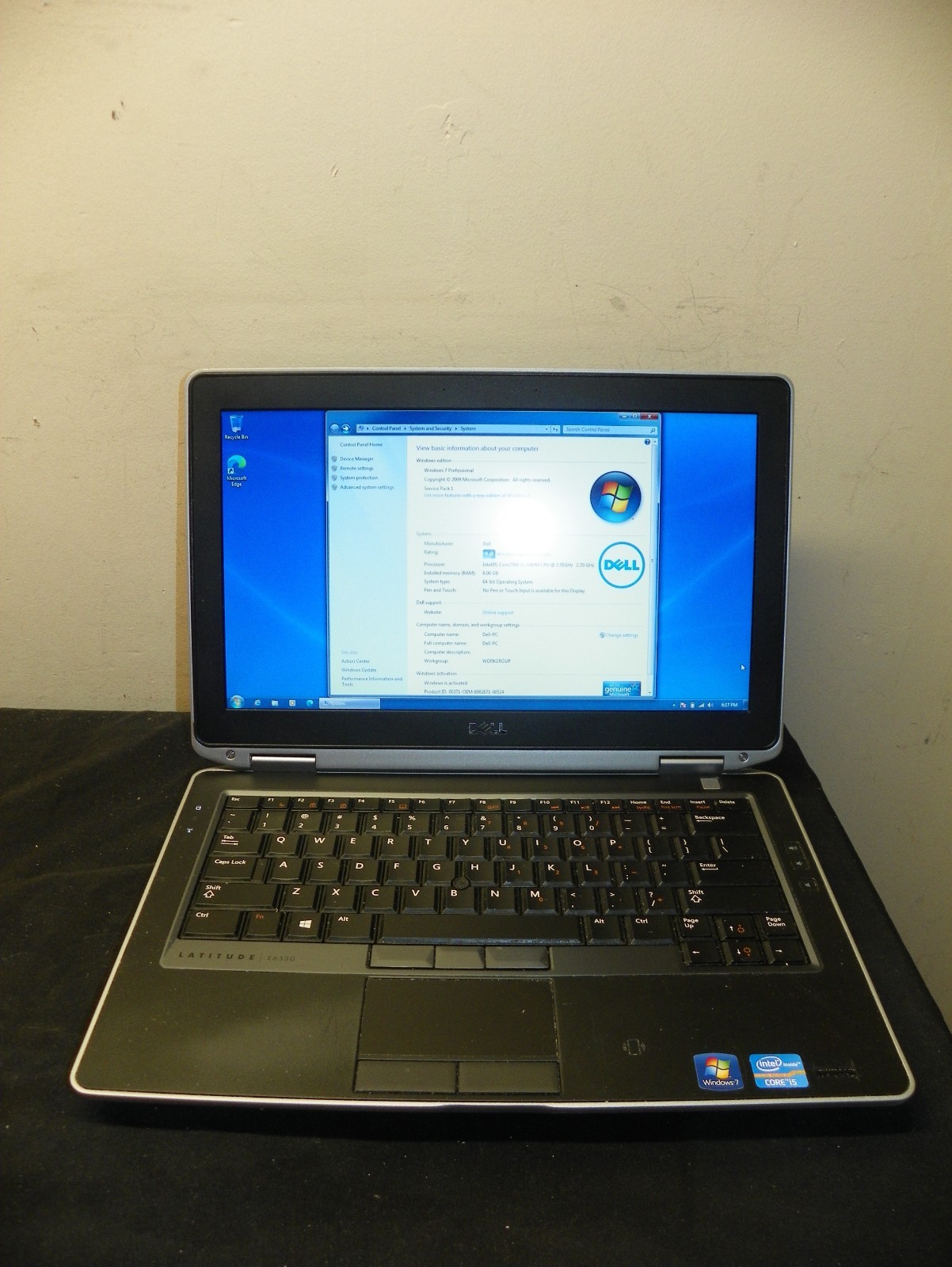 Dell Latitude E6330 13.3 Inch Windows 7 Pro Laptop – i5/WiFi/VGA/HDMI/LAN