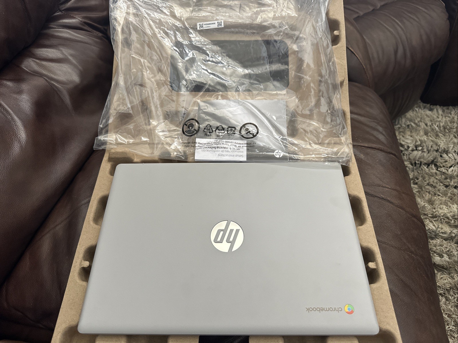 New HP – 14″ Chromebook – Intel Celeron – 4GB Memory – 64GB eMMC, Expedited Ship