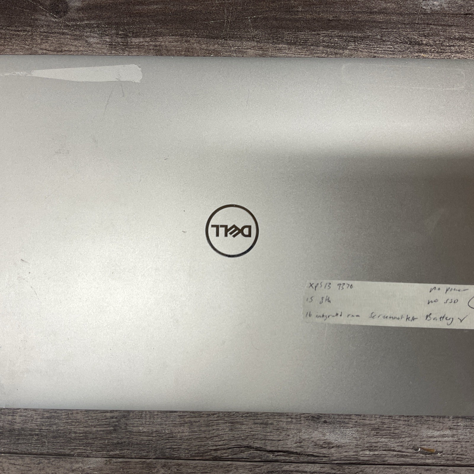 Dell XPS 13 9370 / i5 8th Gen / 16GB / No Power / No SSD / C10