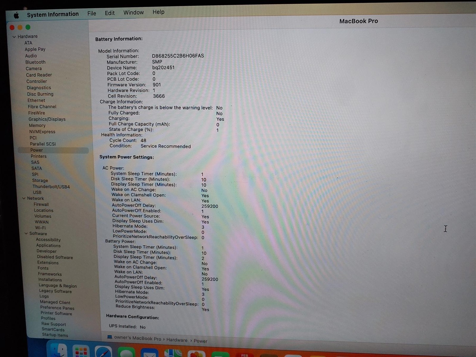 Apple MacBook Pro 2017 13″ Intel Core i5 16GB RAM 500 GB SSD *Read*