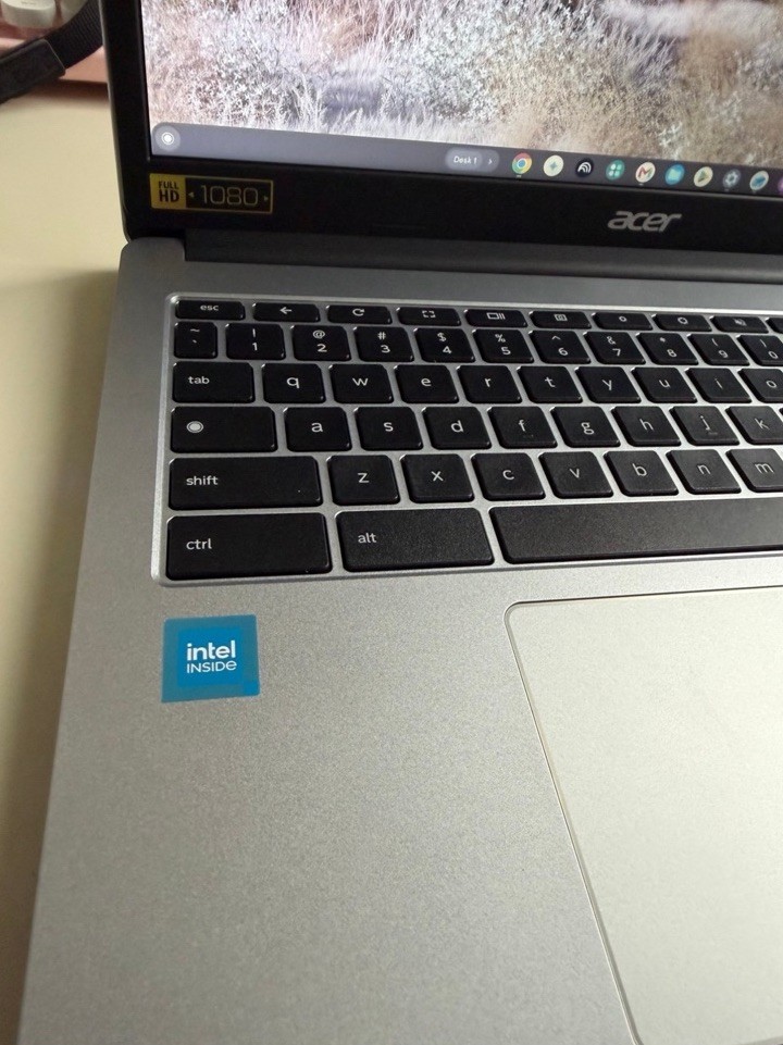 Acer Chromebook 315 15.6in FHD Chrome OS Intel Silver Laptop Wi‑Fi 6