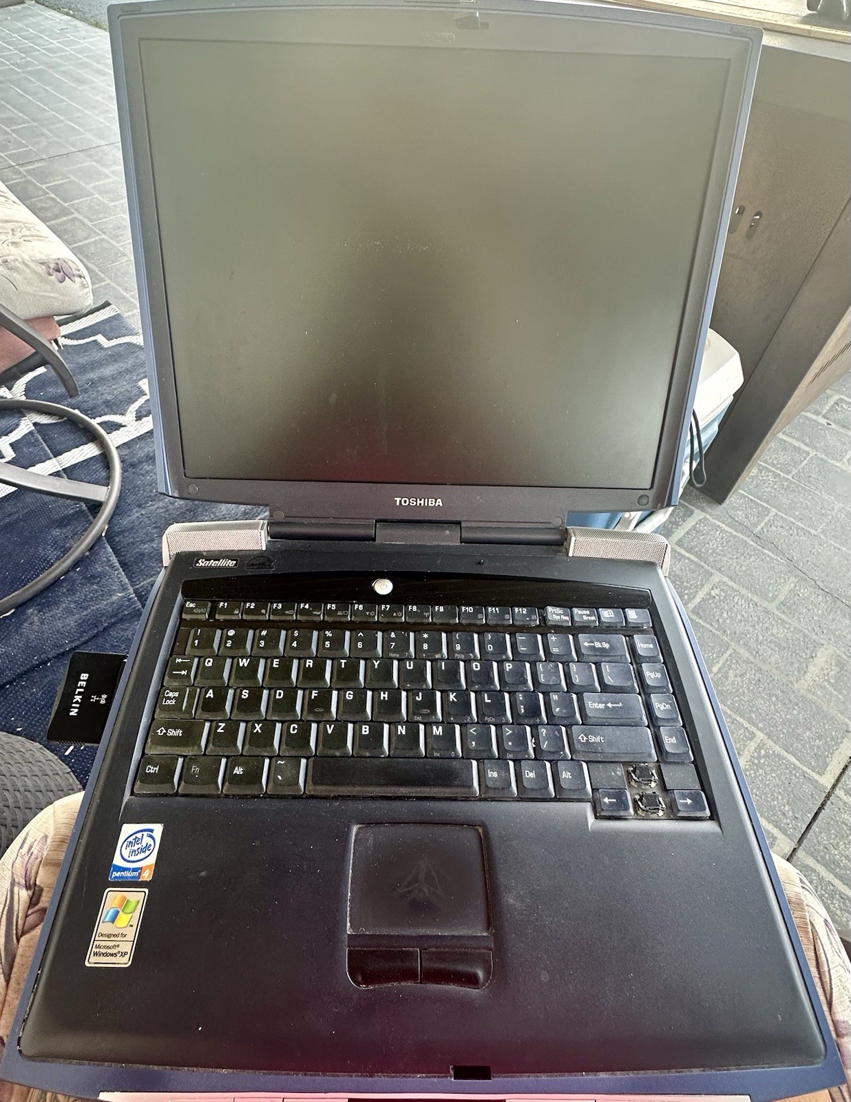 Toshiba Satellite 1905-S277 Intel Pentium 4, Windows XP W/Belkin Wireless G Card