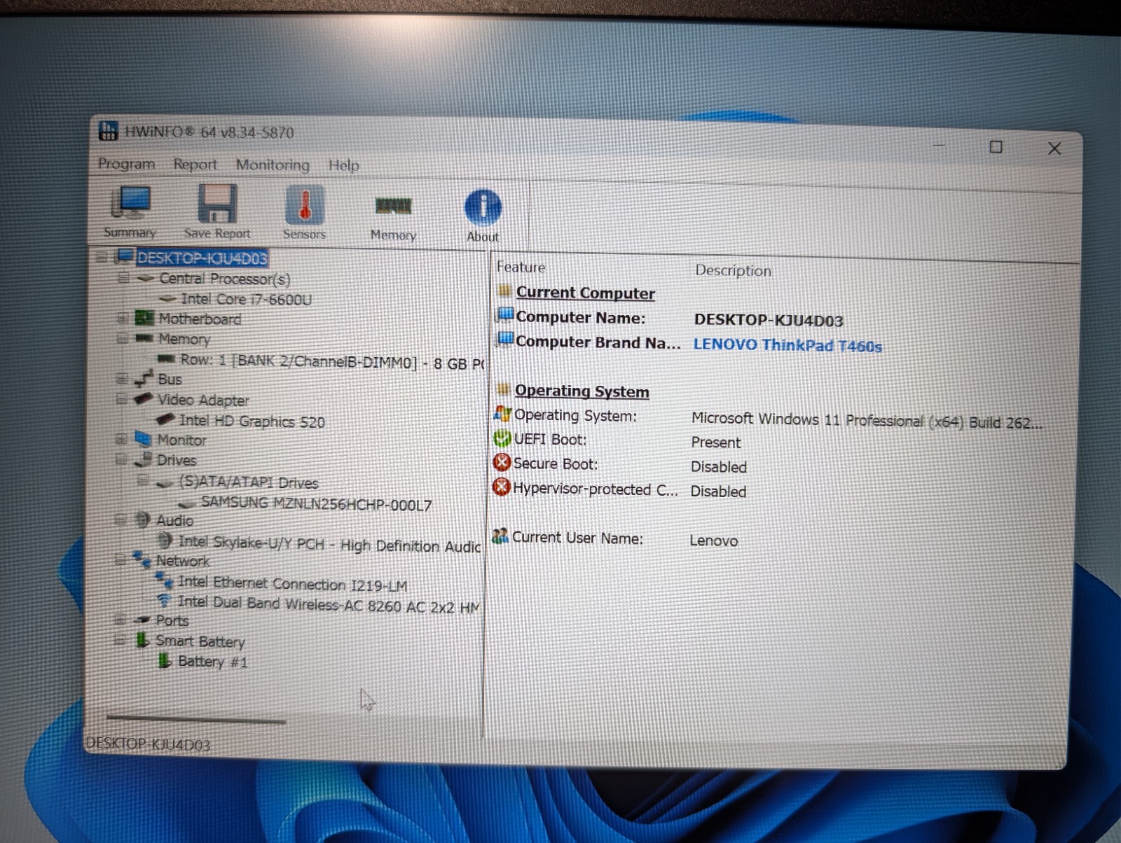 Lenovo ThinkPad T460s TouchScreen | i7 6th 12GB 256GB SSD | Backlit Win 11 Pro