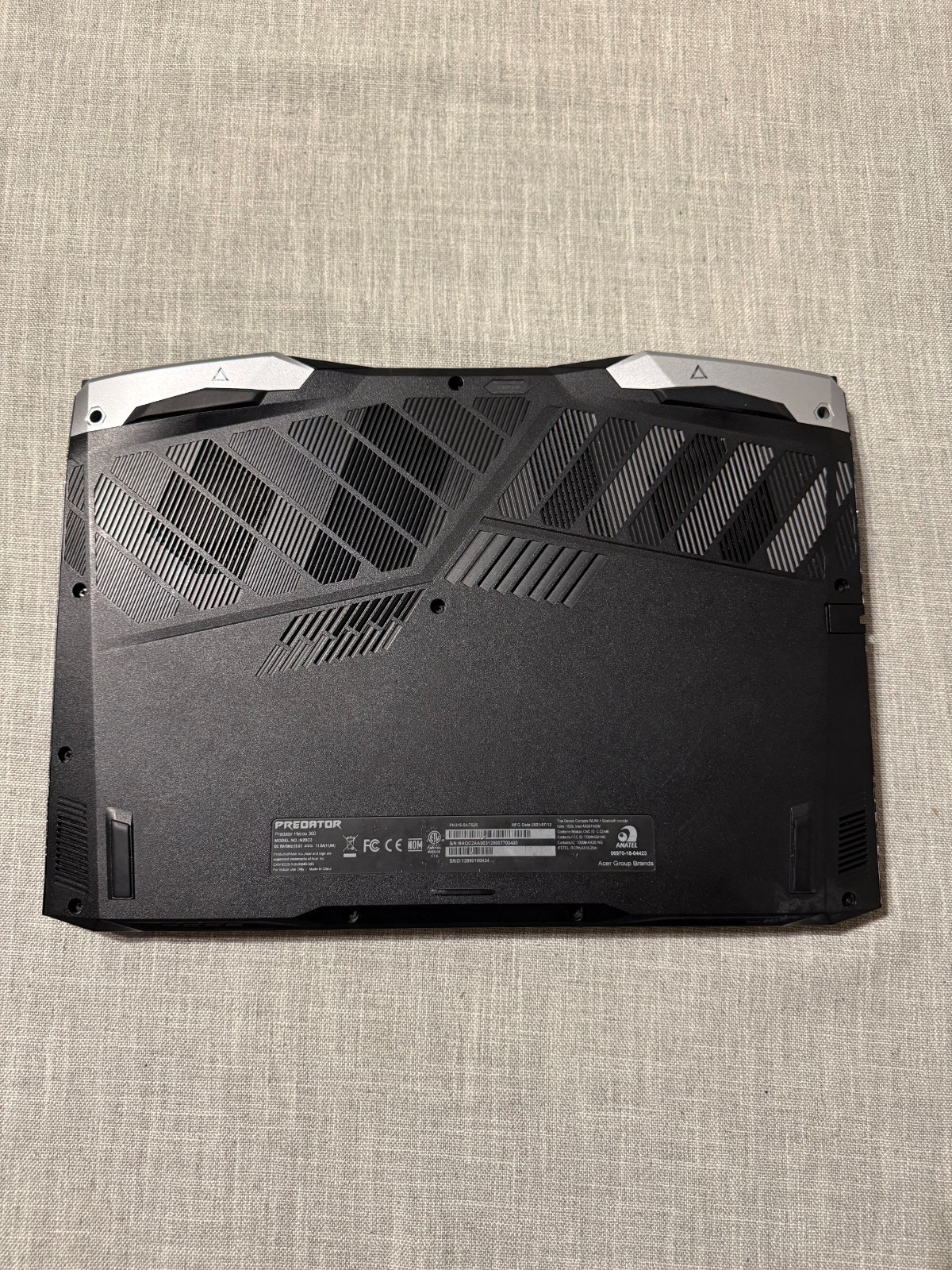 Acer Predator Helios 300 (512GB SSD, Intel Core i7-11800H, 4.60 GHz,32GB Crucial
