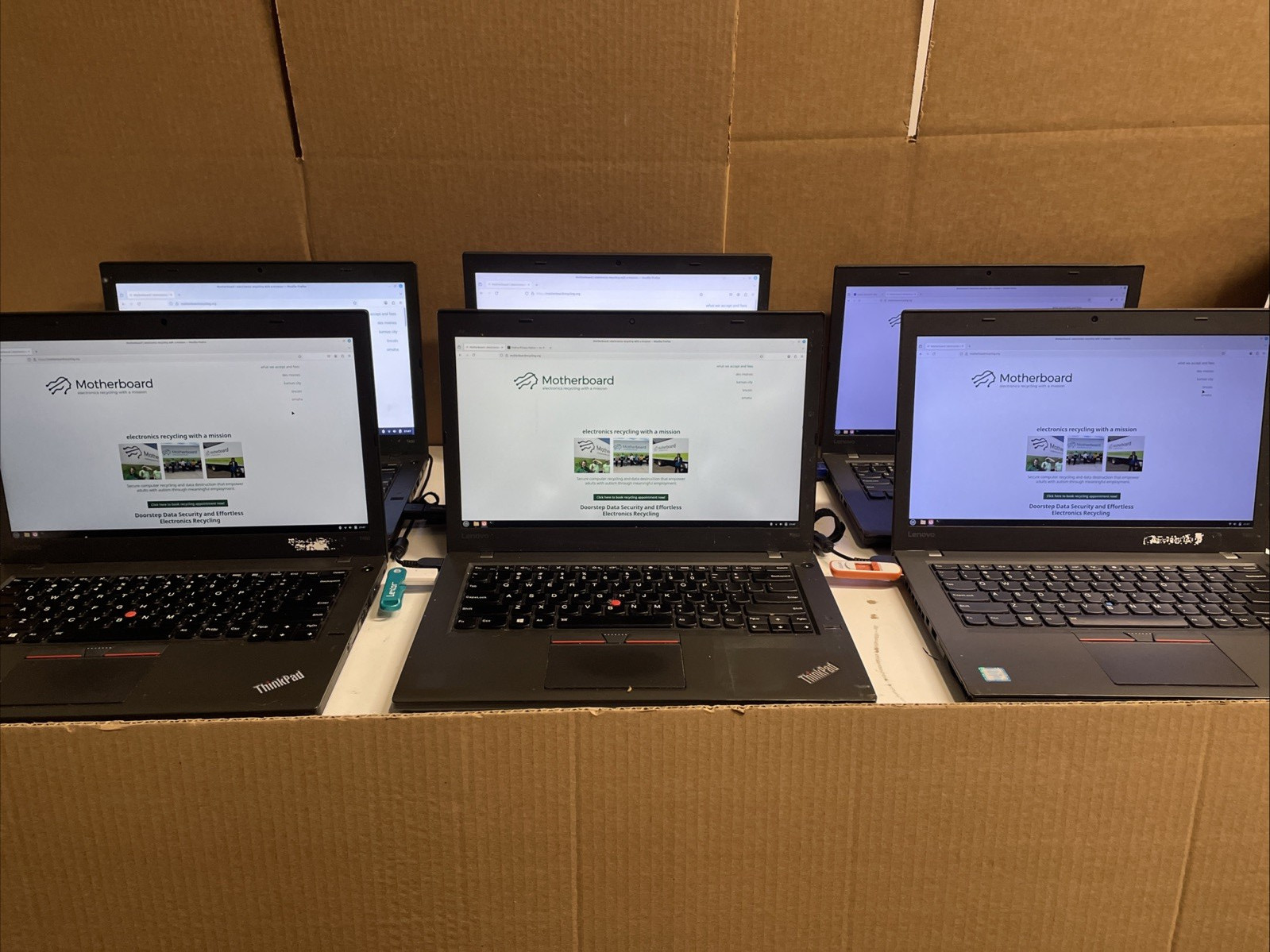 Lot of 6 Lenovo ThinkPad T Series | T450 / T460 / T440p | i5 Processors