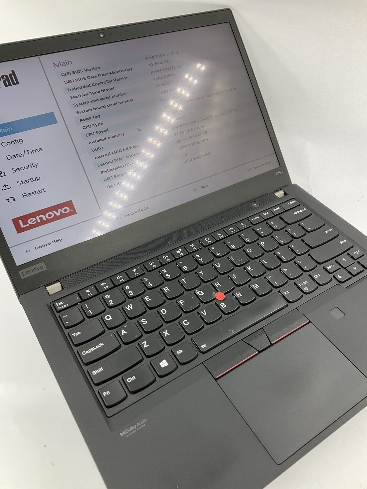 Lenovo ThinkPad P14s Gen 2 14″ Touch AMD Ryzen 7 Pro 5850U 1TB 32GB B Win 11 Pro