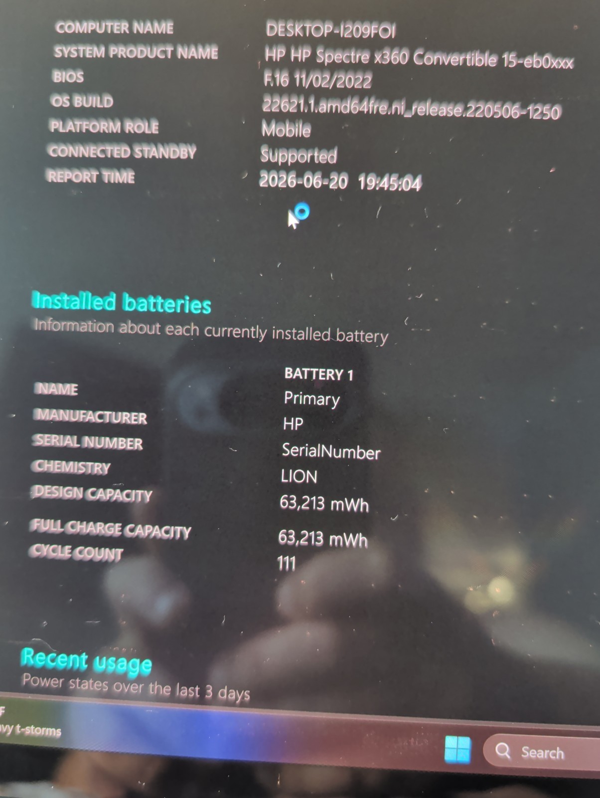HP Spectre X360 15-EB0053DX,15.6″ Amoled,I7 10th Gen, 16GB RAM, 1TB SSD,Rtx 1650