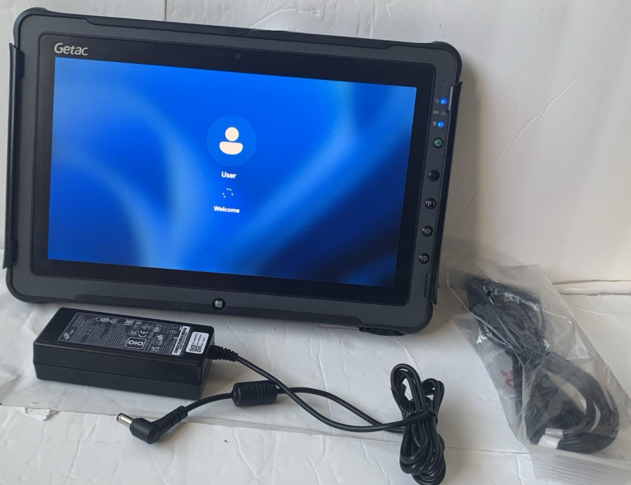 GETAC F110 G5 Tablet 11.6″ i7-8565U 1.80GHZ 16GB RAM 256GB GPS LTE Win 11 Strap
