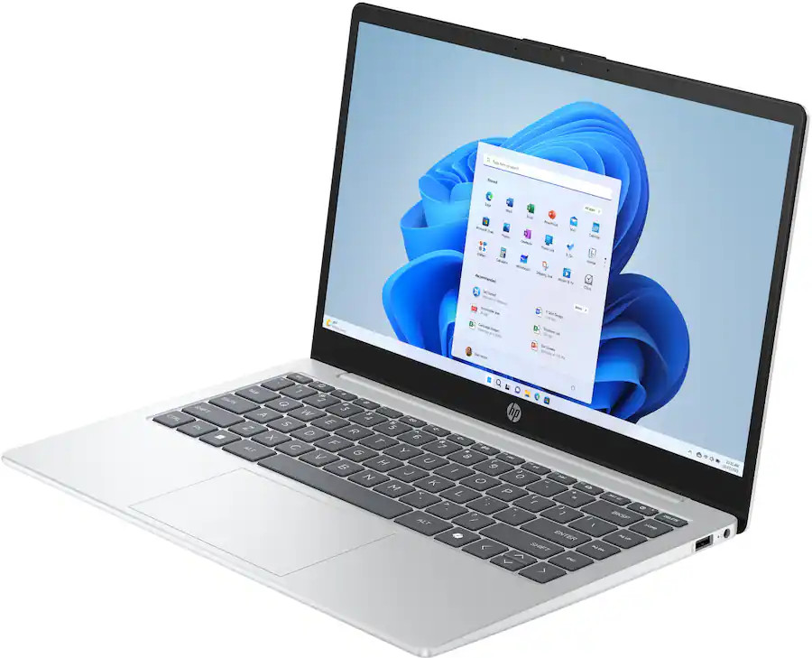 HP 14″ Laptop AMD Athlon Silver 7120U 4GB RAM 256GB SSD – Silver 14-EM0111DX