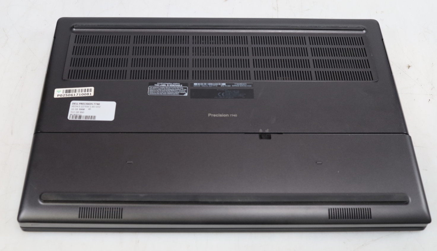 Dell Precision 7740 17.3″ Intel Xeon E-2276M 16GB 512GB SSD Quadro T2000 Win11
