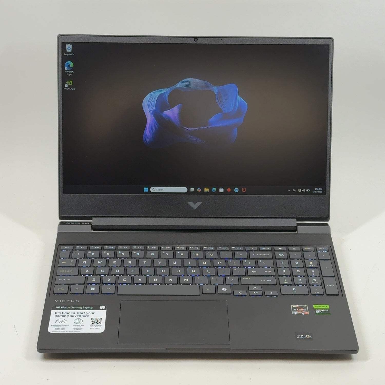 HP Victus 15-FB3093DX 15.6″ Ryzen 7 7445HS 3.2GHz 16GB RAM 512GB SSD RTX 4050
