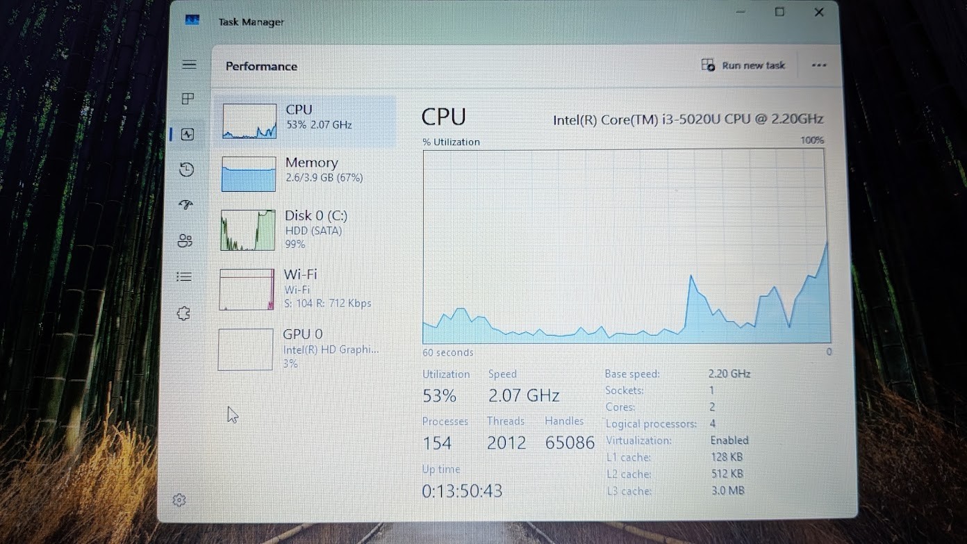 ASUS X540LA 15.6″ Notebook i3-5020U CPU 4GB RAM HDD Windows 11 – yes 11