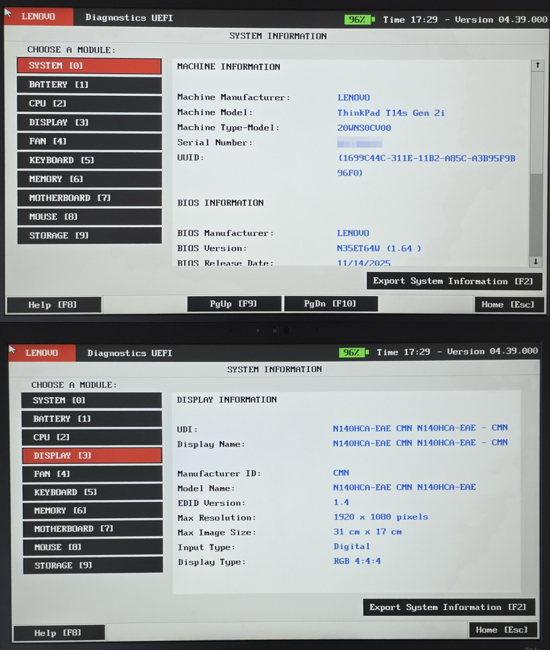 Lenovo ThinkPad T14s Gen 2 Laptop i7-1185G7 32GB 14 FHD 1920×1080 256GB WWAN 4G