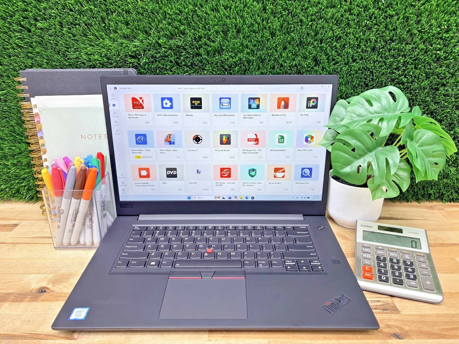 Lenovo ThinkPad P1 Intel Xeon 2.70GHz 32GB RAM 512GB SSD Nvidia Q P2000 Win11 P*