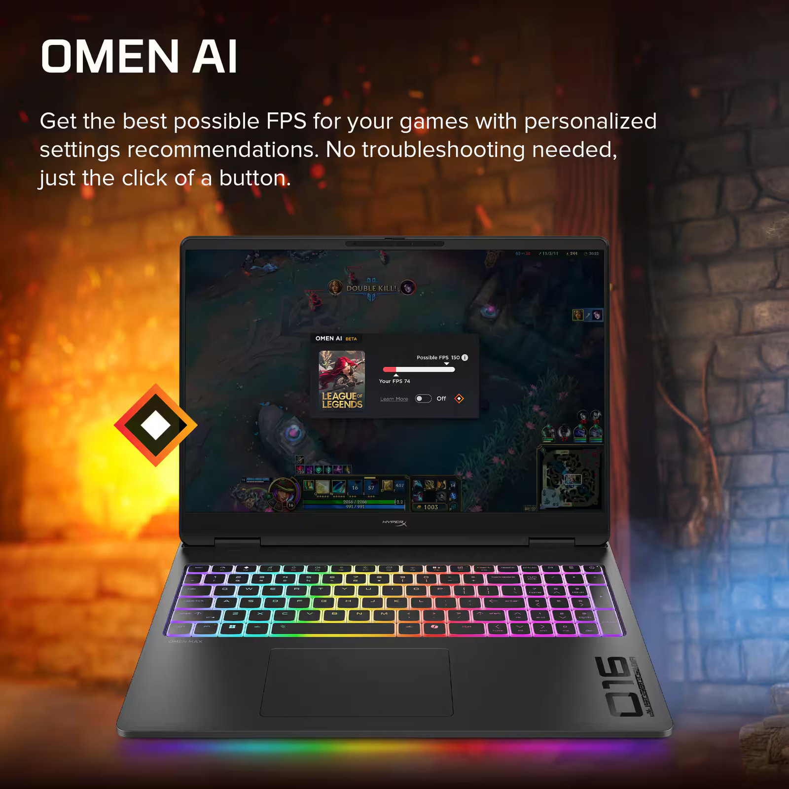 HyperX – OMEN MAX 16″ 240Hz 2.5K OLED Gaming Laptop – AMD Ryzen AI 9 HX 475 (…