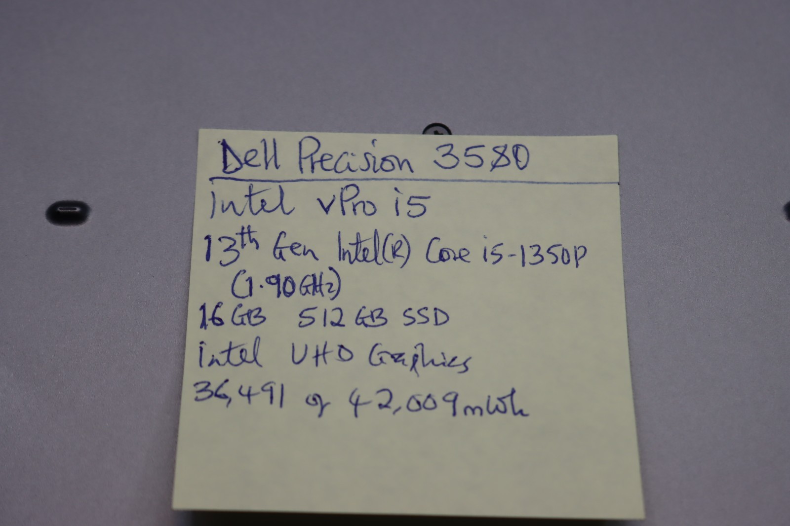 Dell Precision 3580 Intel vPro i5 13th Gen 16GB Ram 512GB SSD Windows 11Pro