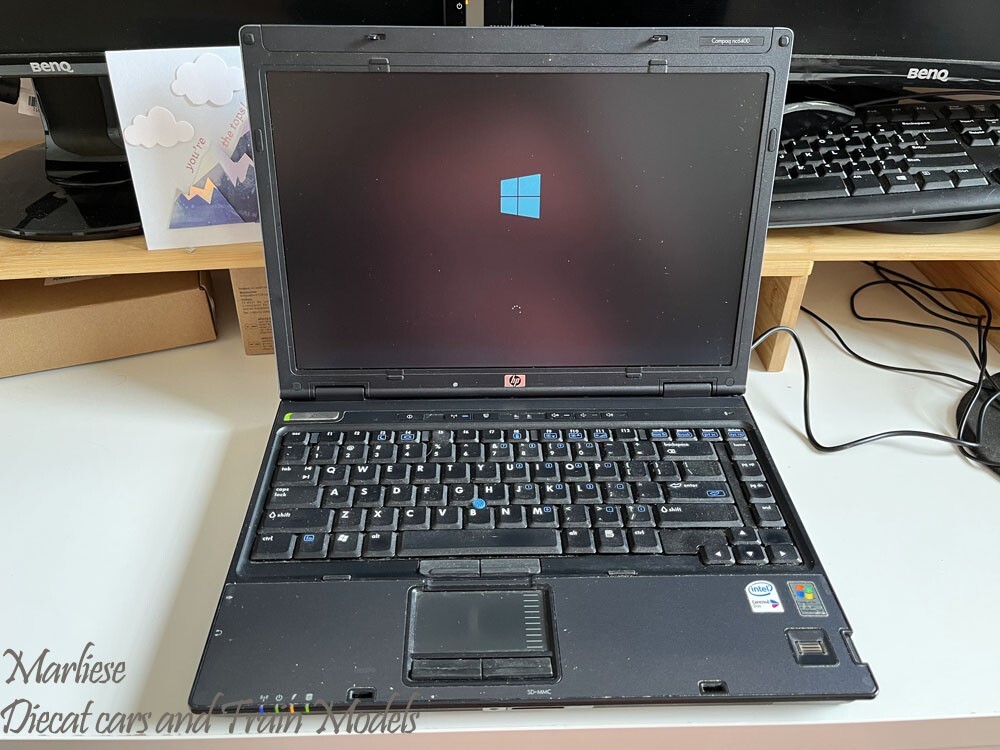 HP -NC6400- Laptop 14″ T5600 @ 1.83G 2.5GB RAM 80GB HDD Win 10 Pro W/ Docking