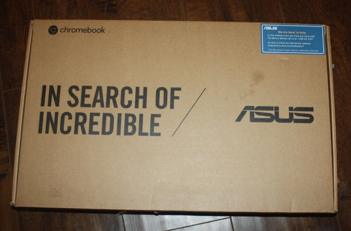 New ASUS C423 Chromebook 14″ Intel Celeron N3350 4GB RAM 64GB eMMC Notebook
