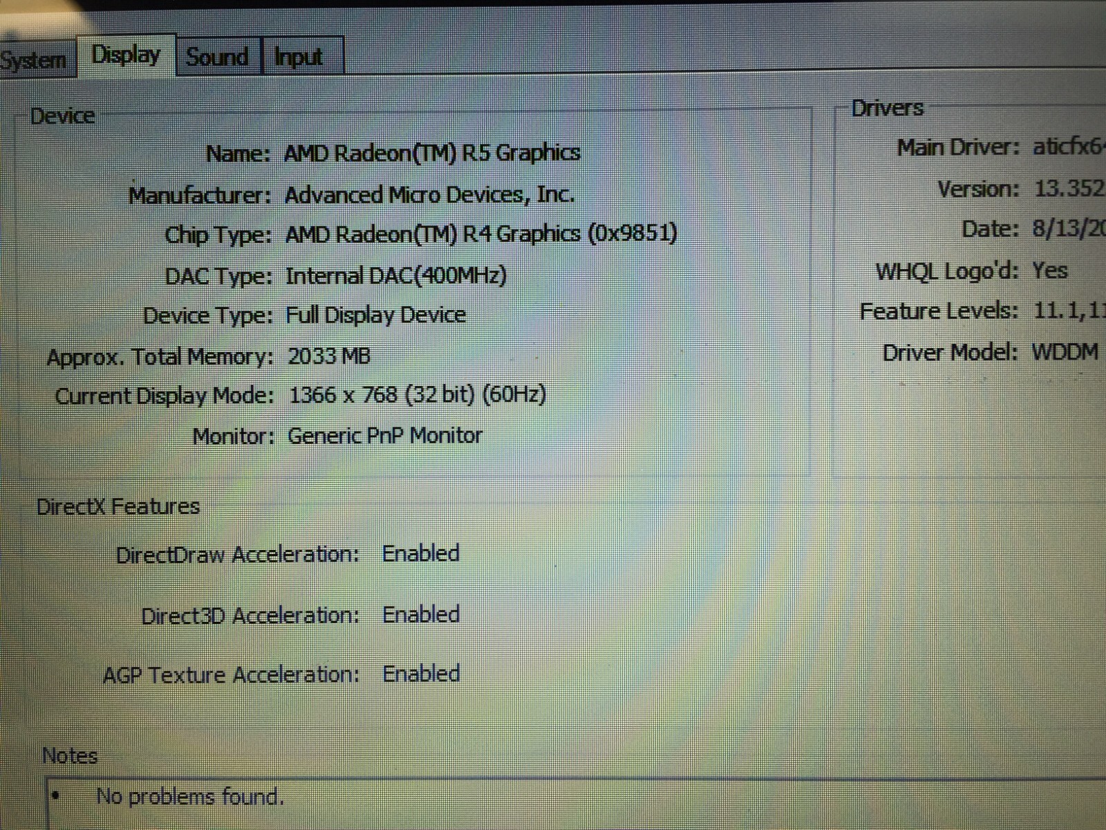 *Bad Battery*HP 15.6″ 15-f215dx 15-g013cl Laptop/AMD A8-6410/4GB RAM/750GB HDD