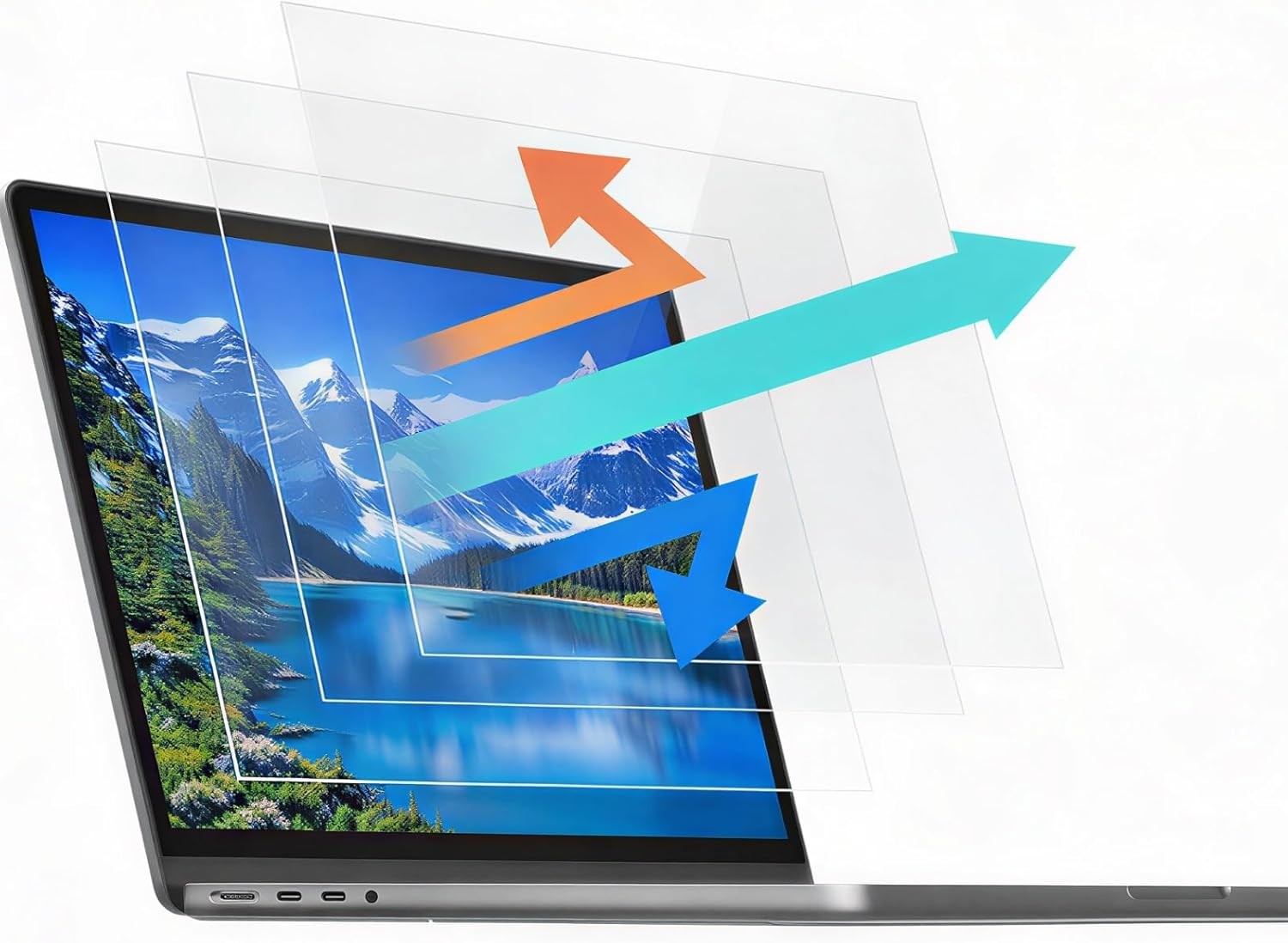 14 Inch 16:9 Laptop Blue Light Blocking Screen Protector 2 Pack for Lenovo Dell