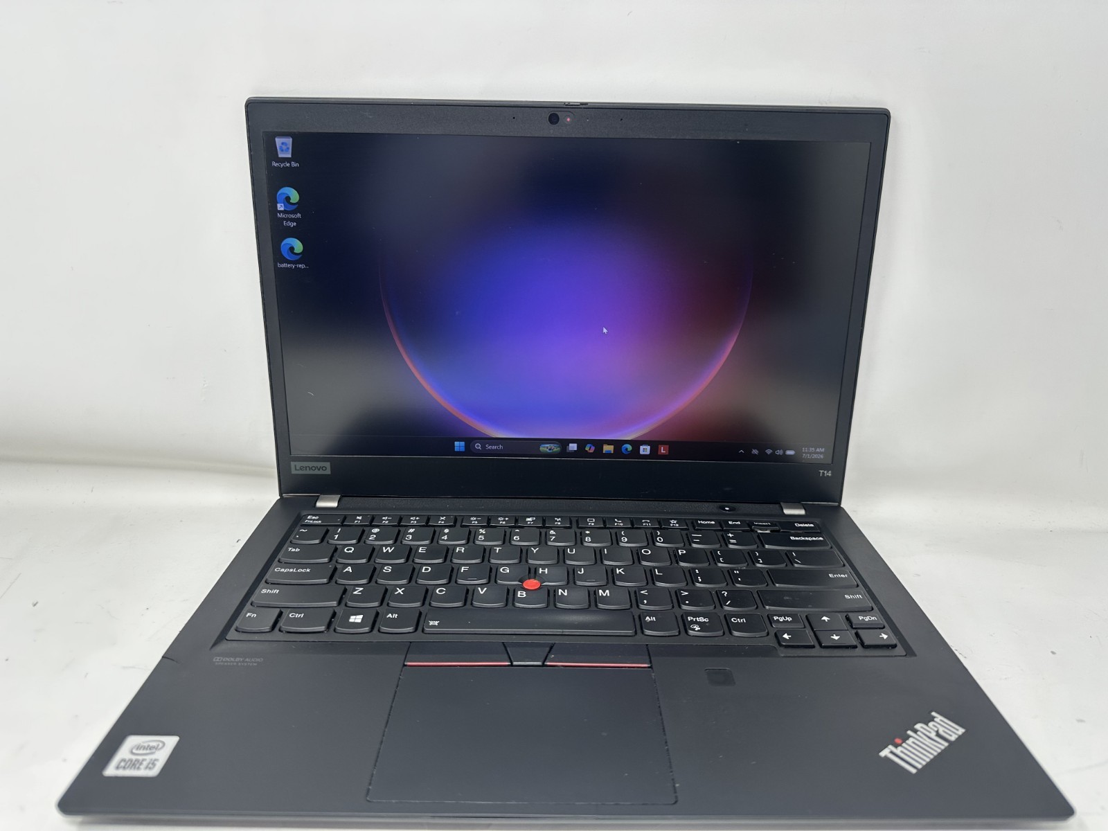 Lenovo ThinkPad T14 1st Gen 14″ 256GB SSD, i5 10th Gen 1.60GHz, 16GB RAM, Win 11