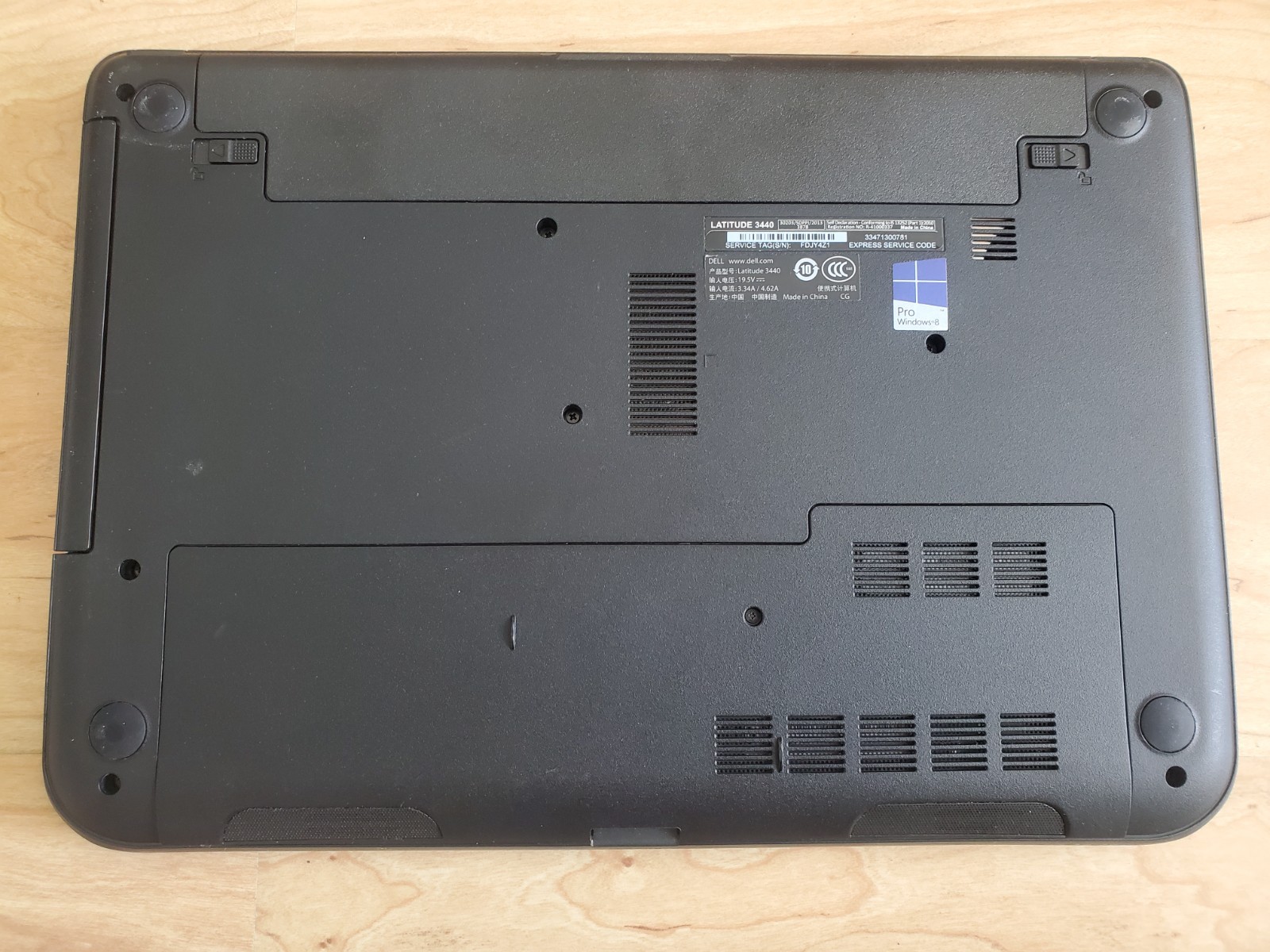 Used Dell Latitude 3440 Core i5 Wndows 11 256gb SSD Drive 8gb RAM laptop
