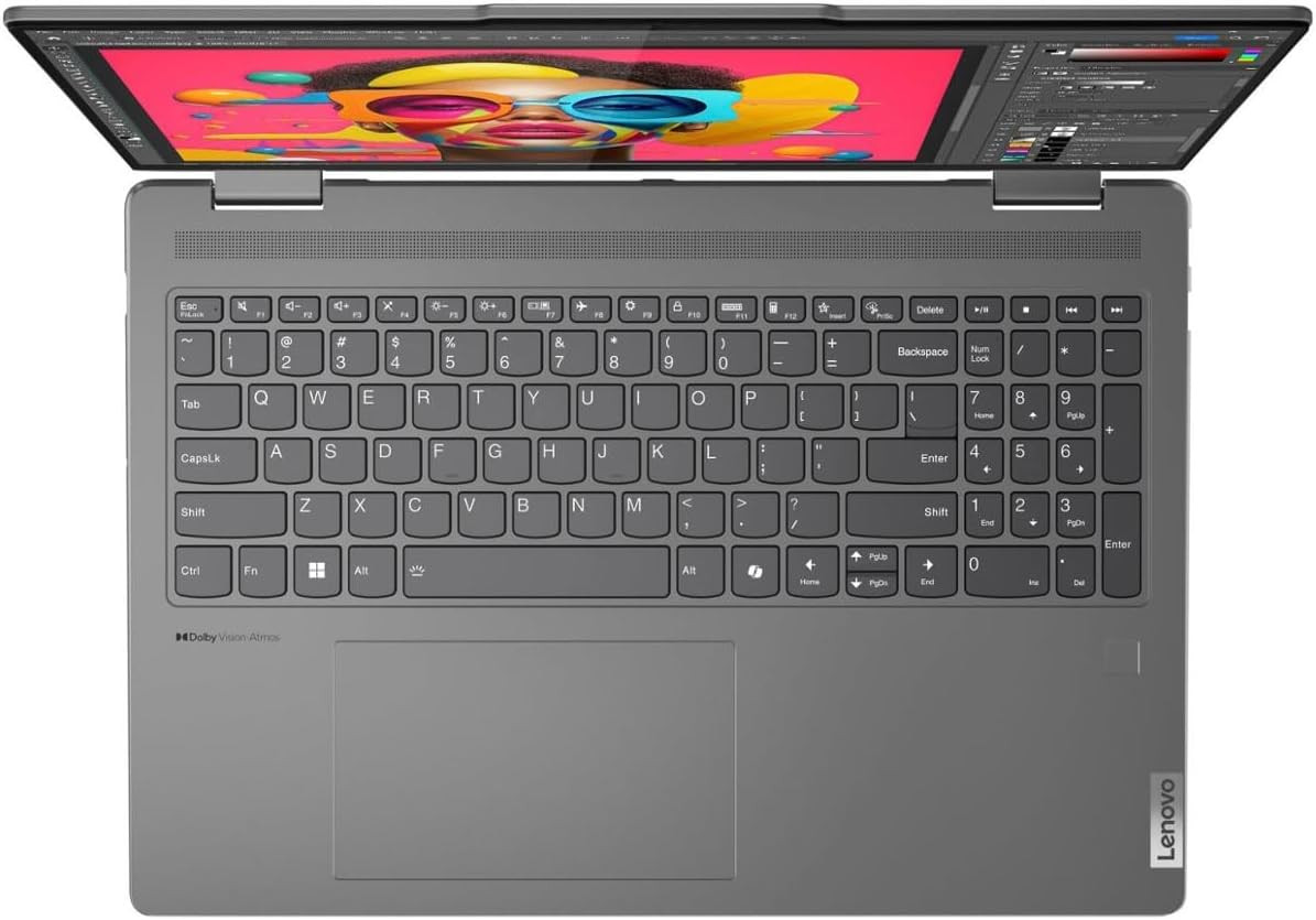 Yoga 7I 2-In-1 Laptop, 16″ 2K Touchscreen Display, Core Ultra 7 155U (Up to 4.80
